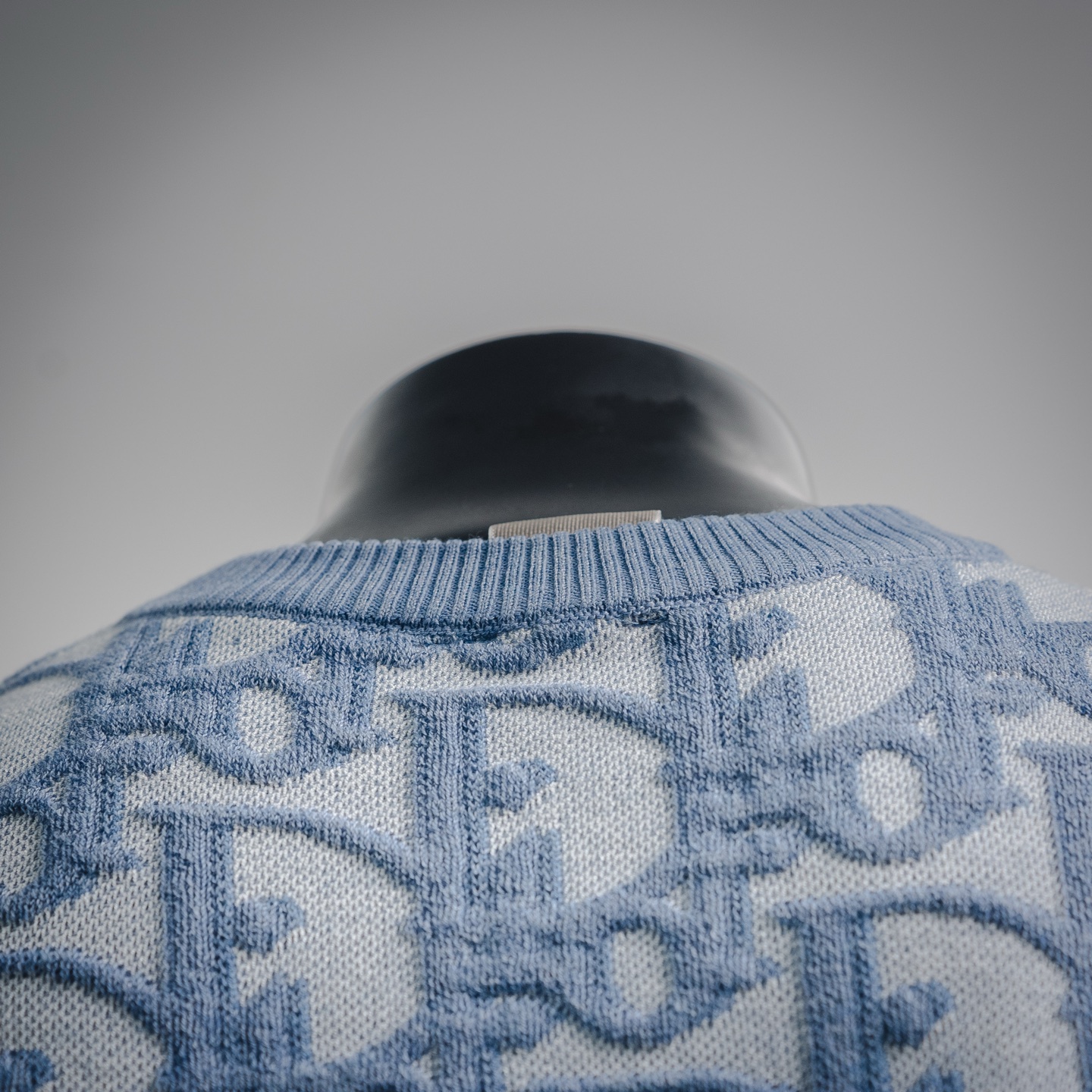 CD jacquard knit t-shirt