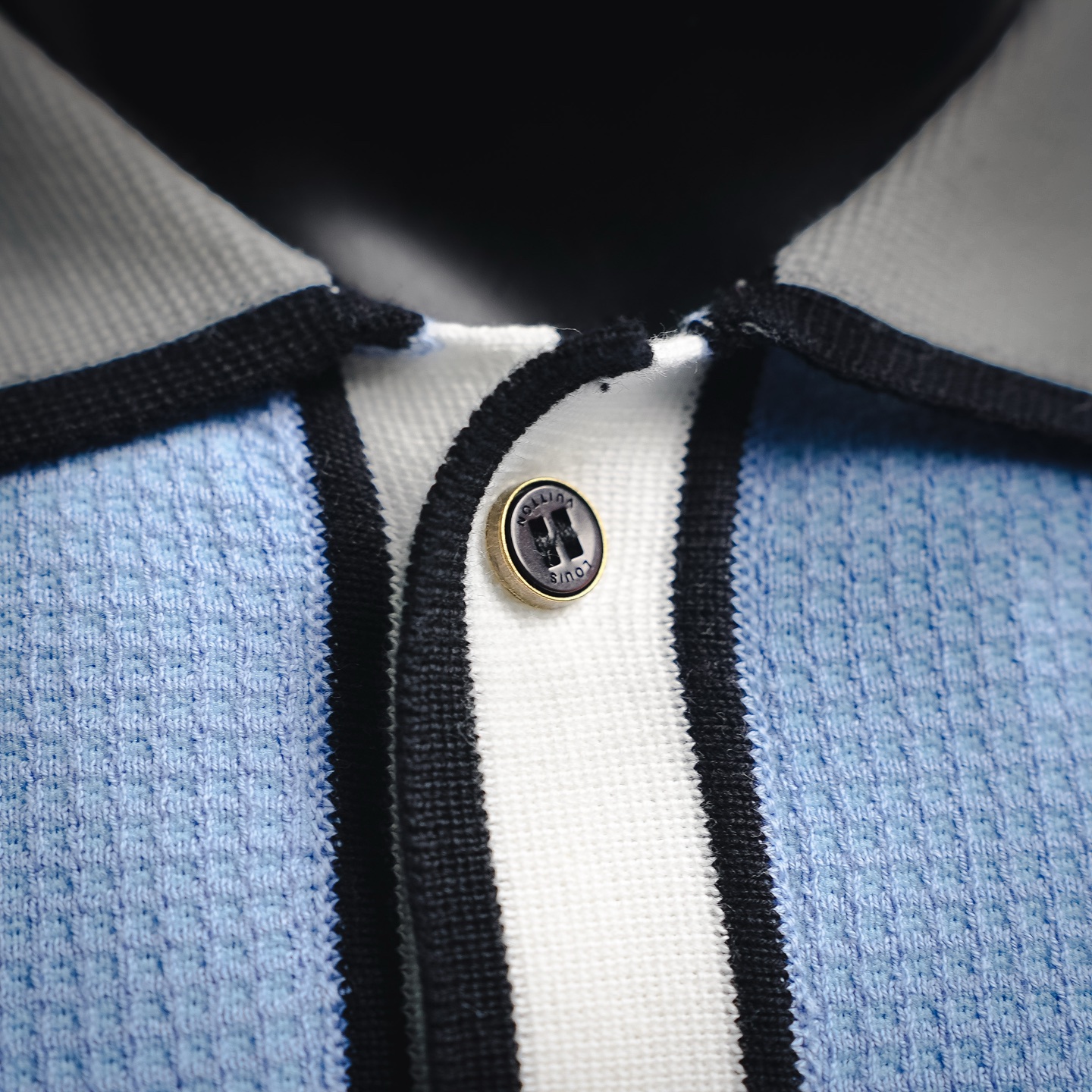Louis pocket badge knit t-shirt