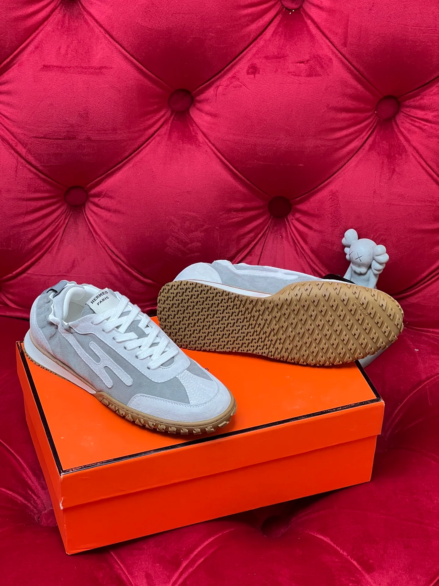 Herm suede sneakers