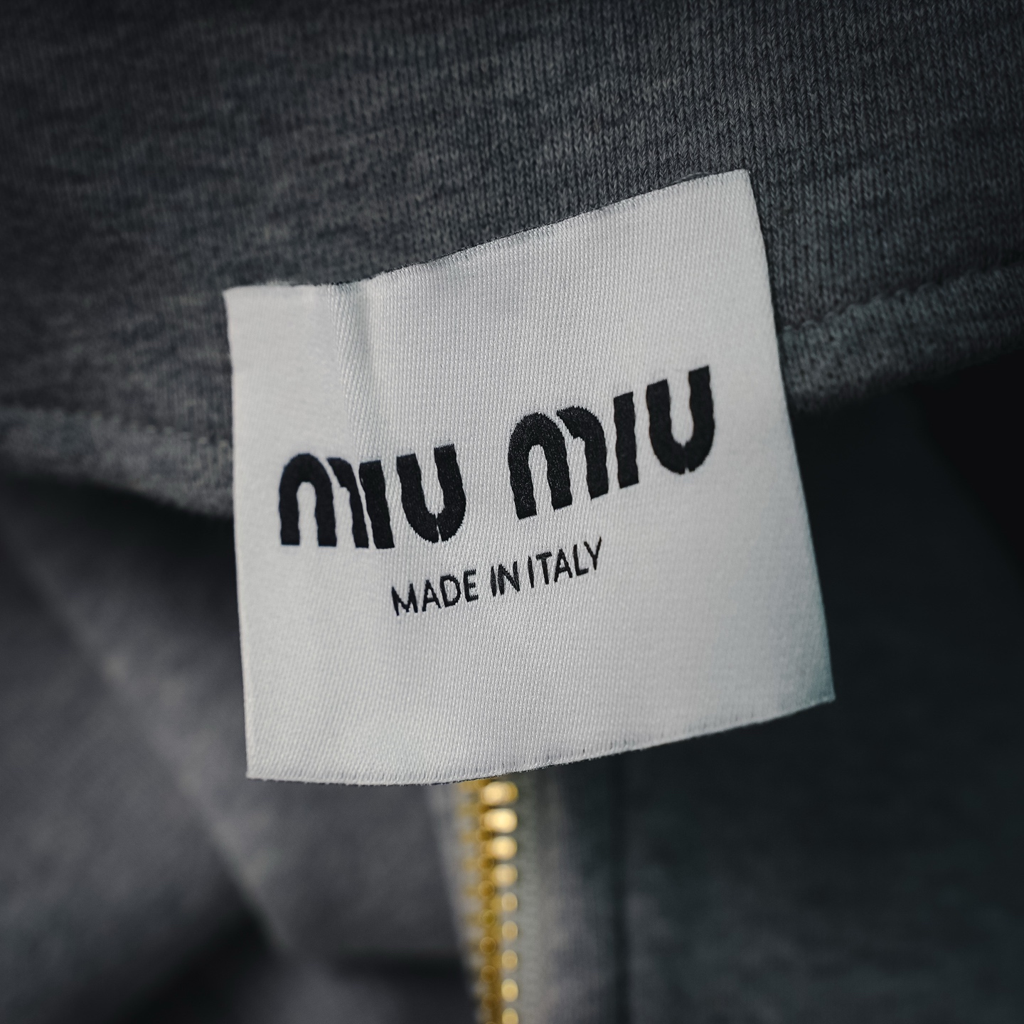 Miu heavyweight boxy jacket