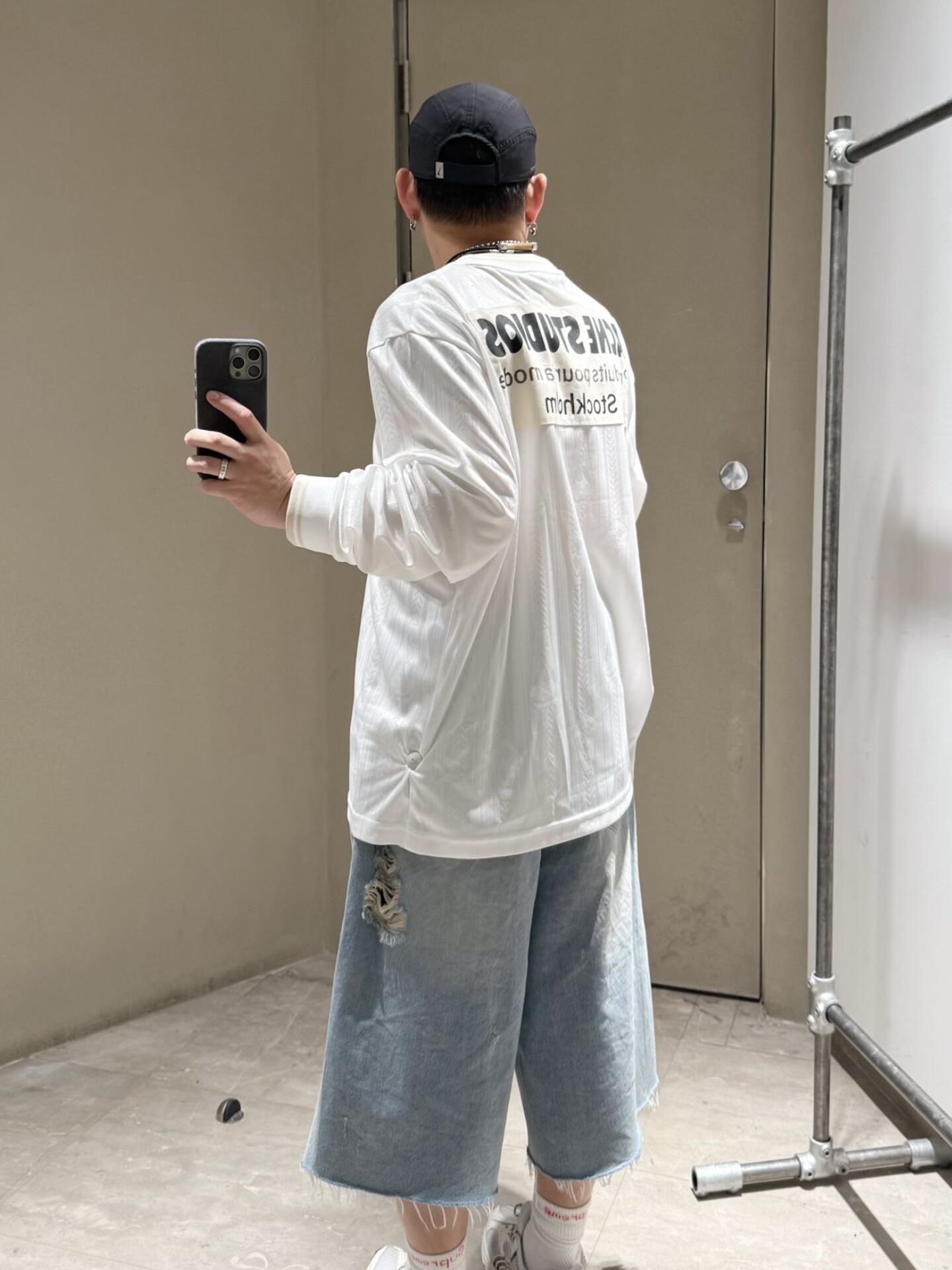Acen jacquard sweatshirt