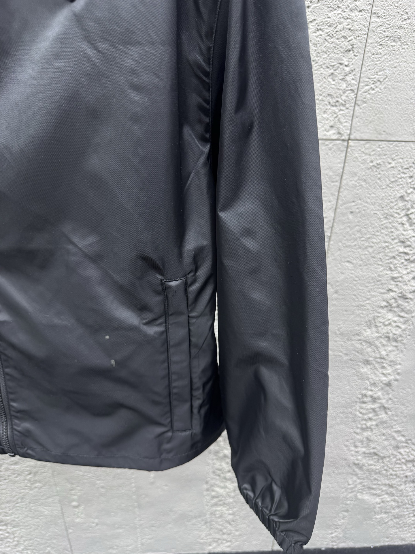 Pra logo badge hooded jacket
