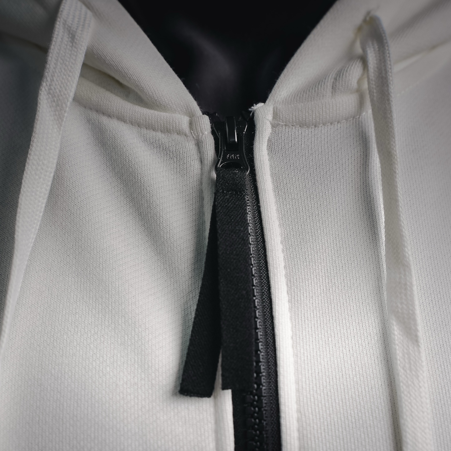 Stone zip-up cardigan hoodie
