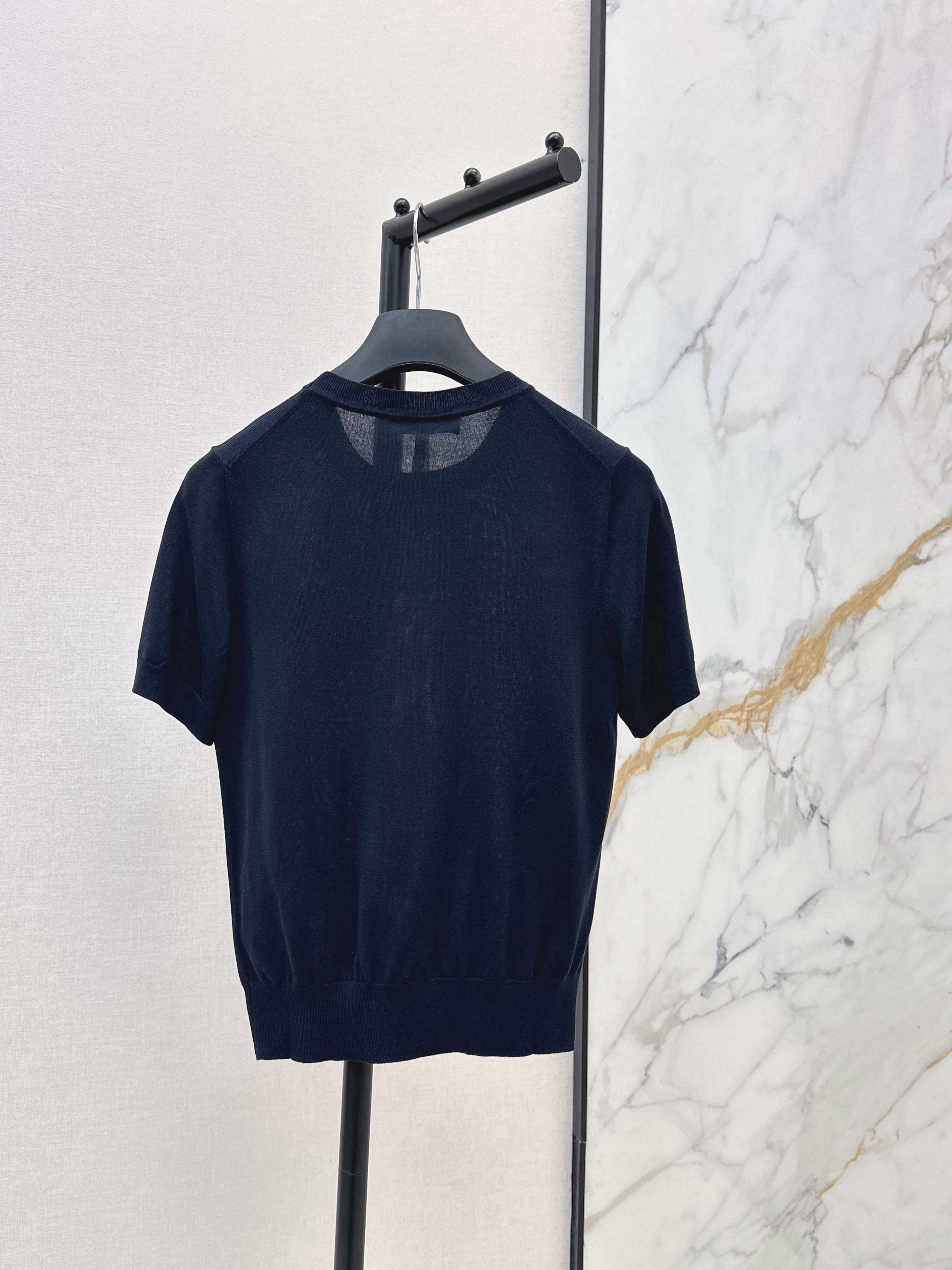 CD 26ss embroidery knit t-shirt