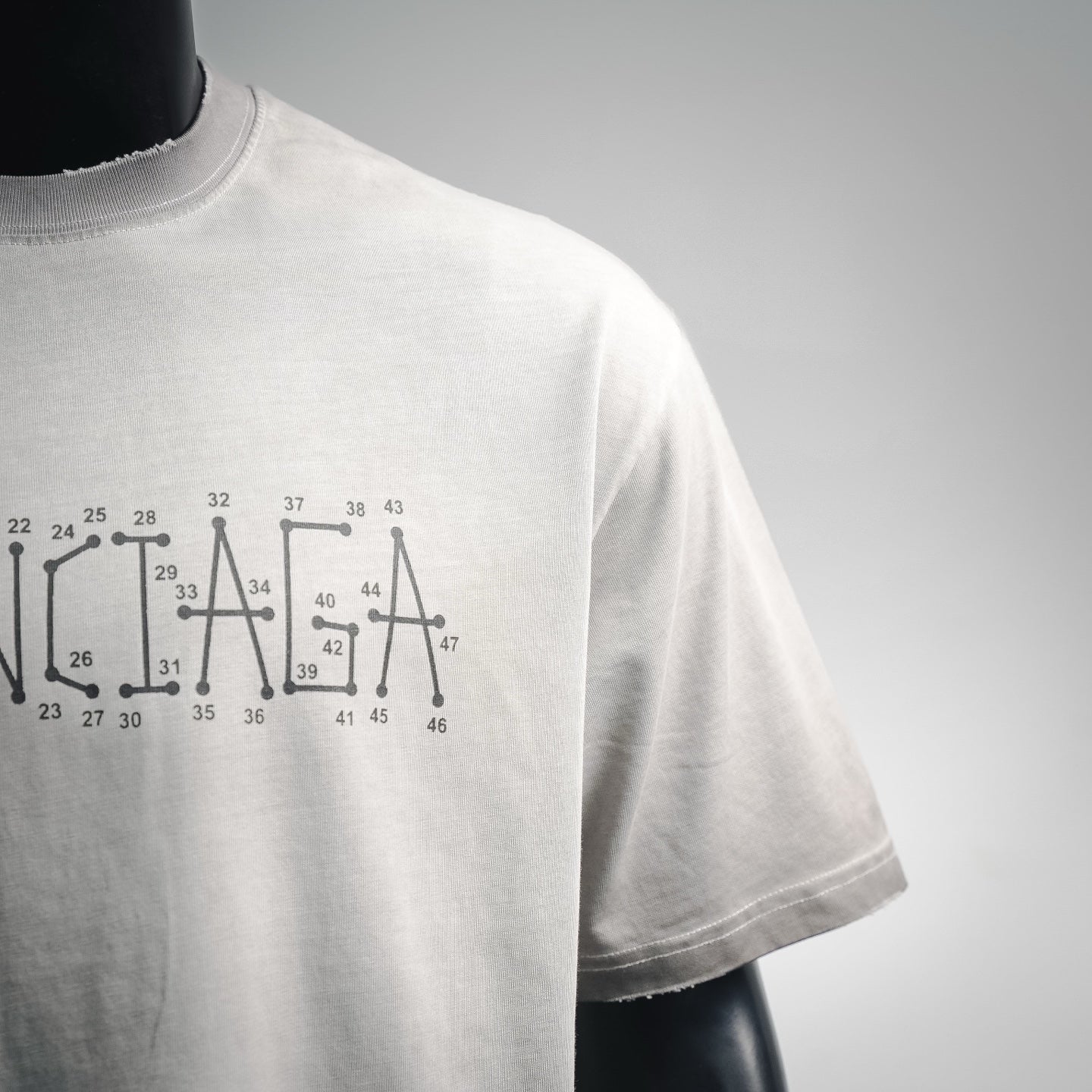 Balen ripped washed t-shirt