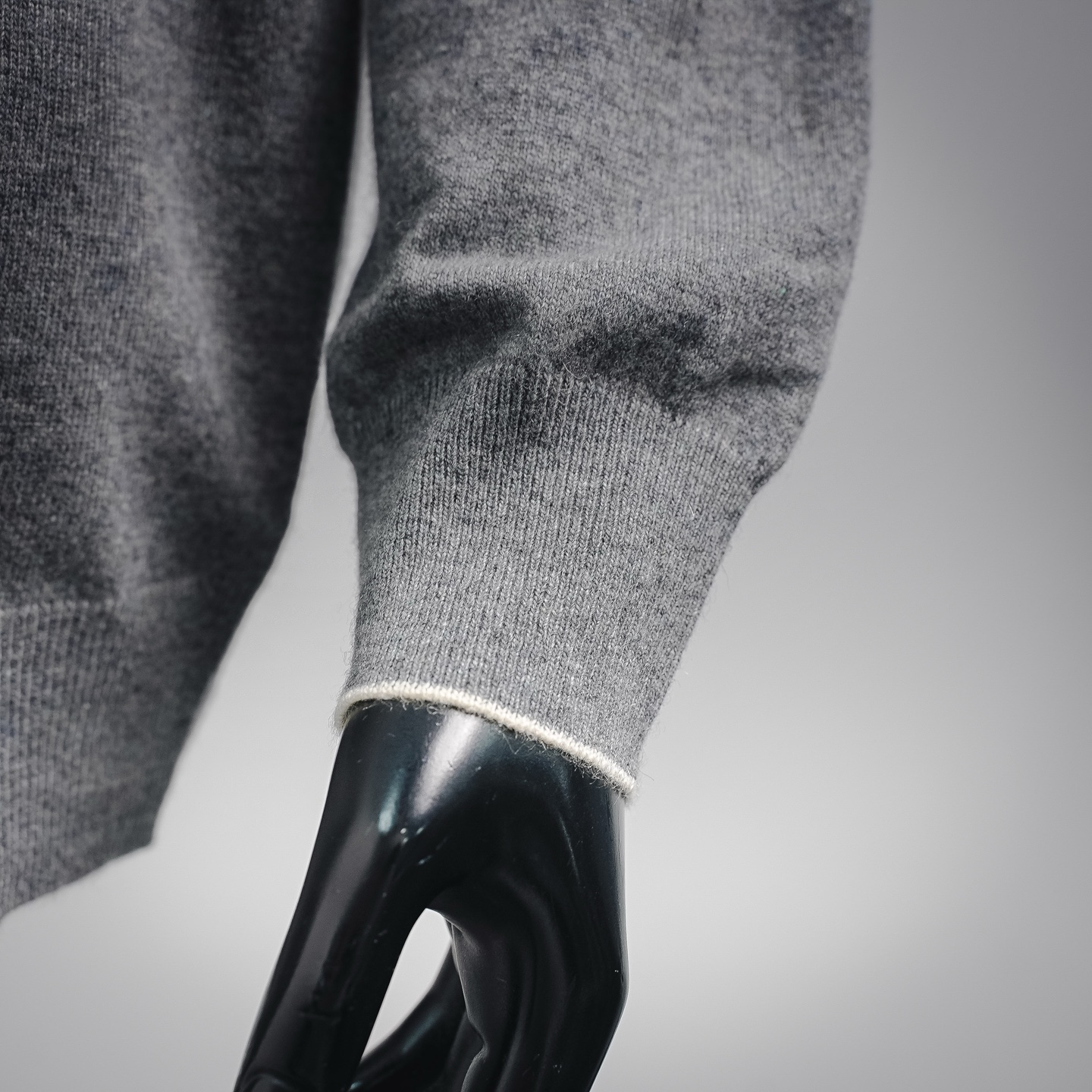 Brunello zip knit sweater