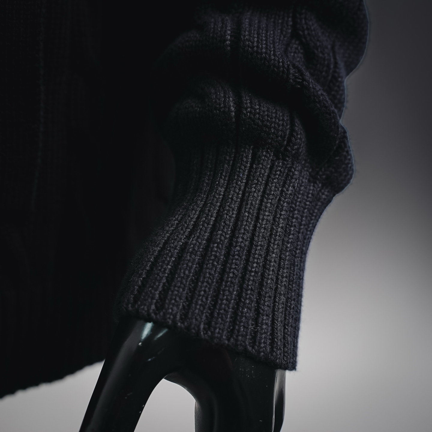 Ralph knit sweater zip-up coat