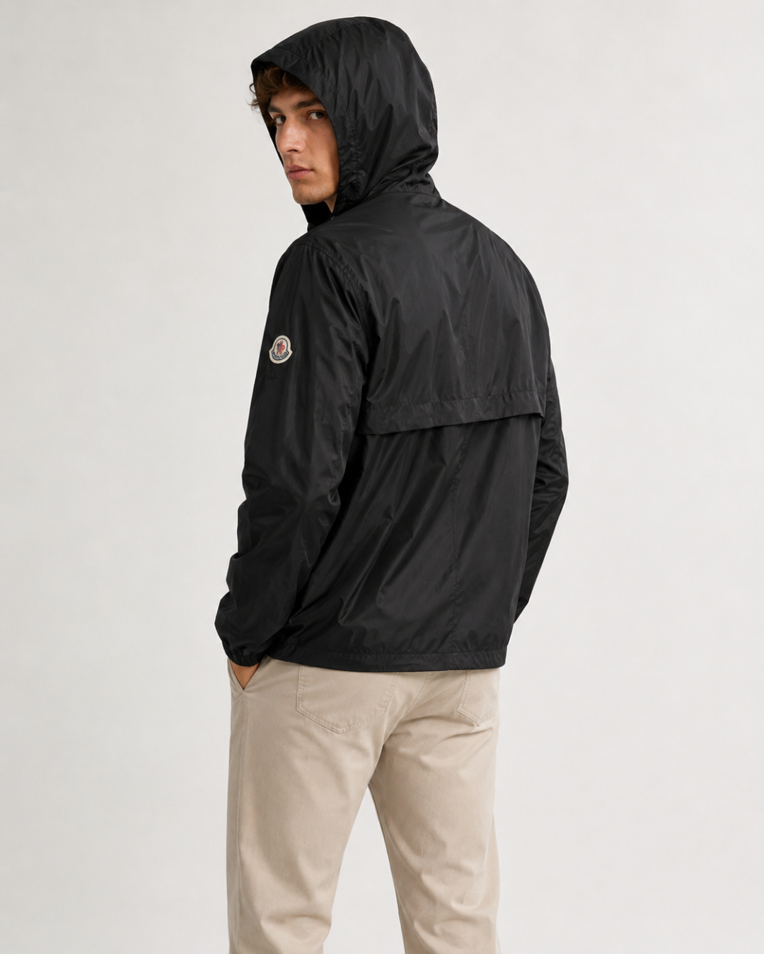 Mon hooded windbreaker jacket