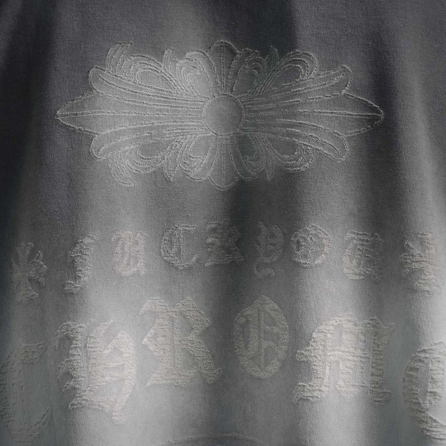 Chrome distressed washed t-shirt