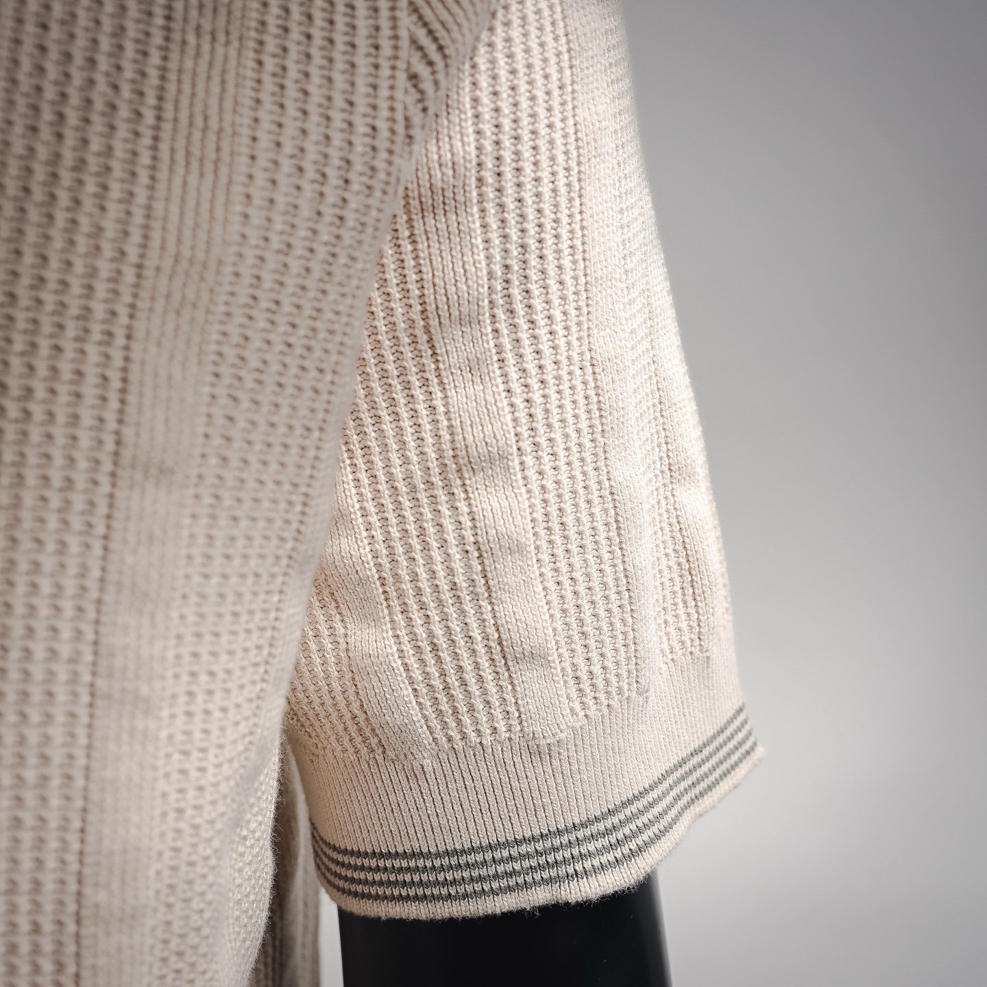 Brunello striped collar Polo