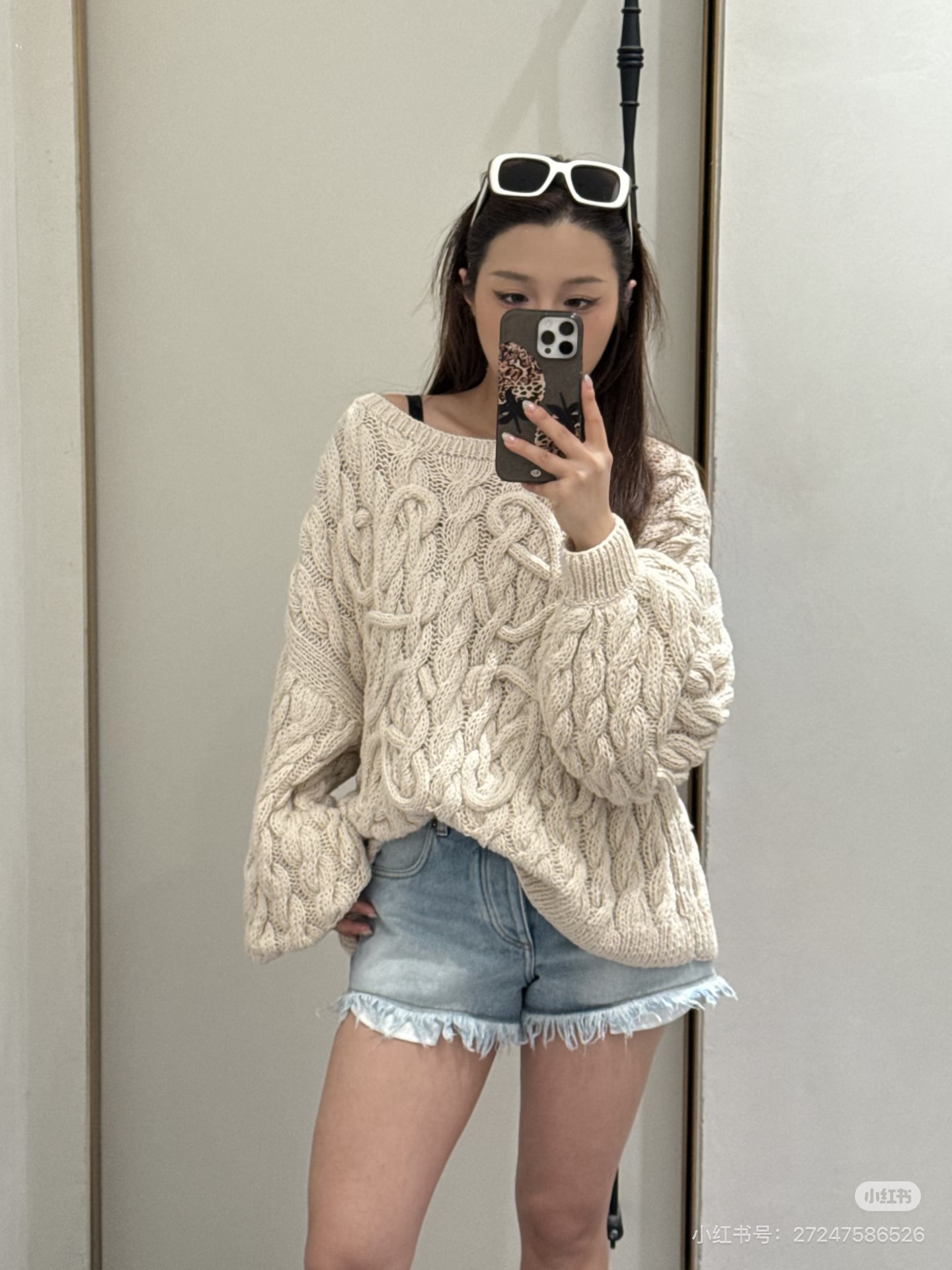 Loe 26ss woven sweater