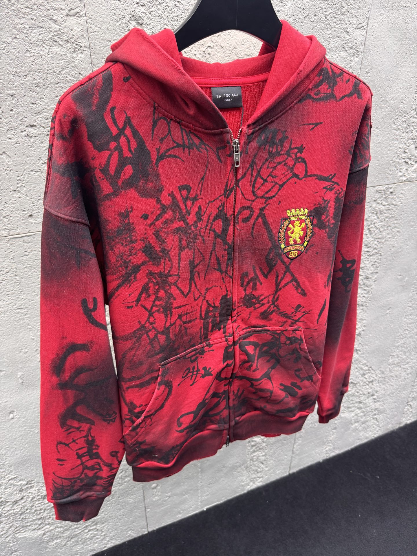 Balen graffiti-print jacket