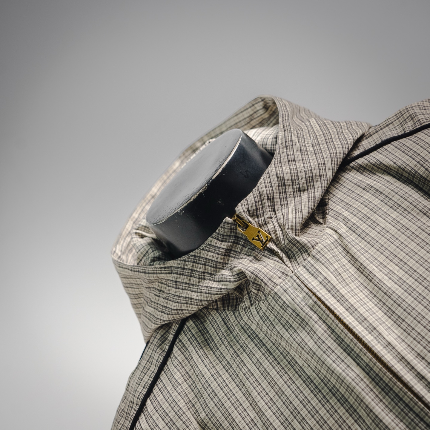 Louis plaid hooded jacket