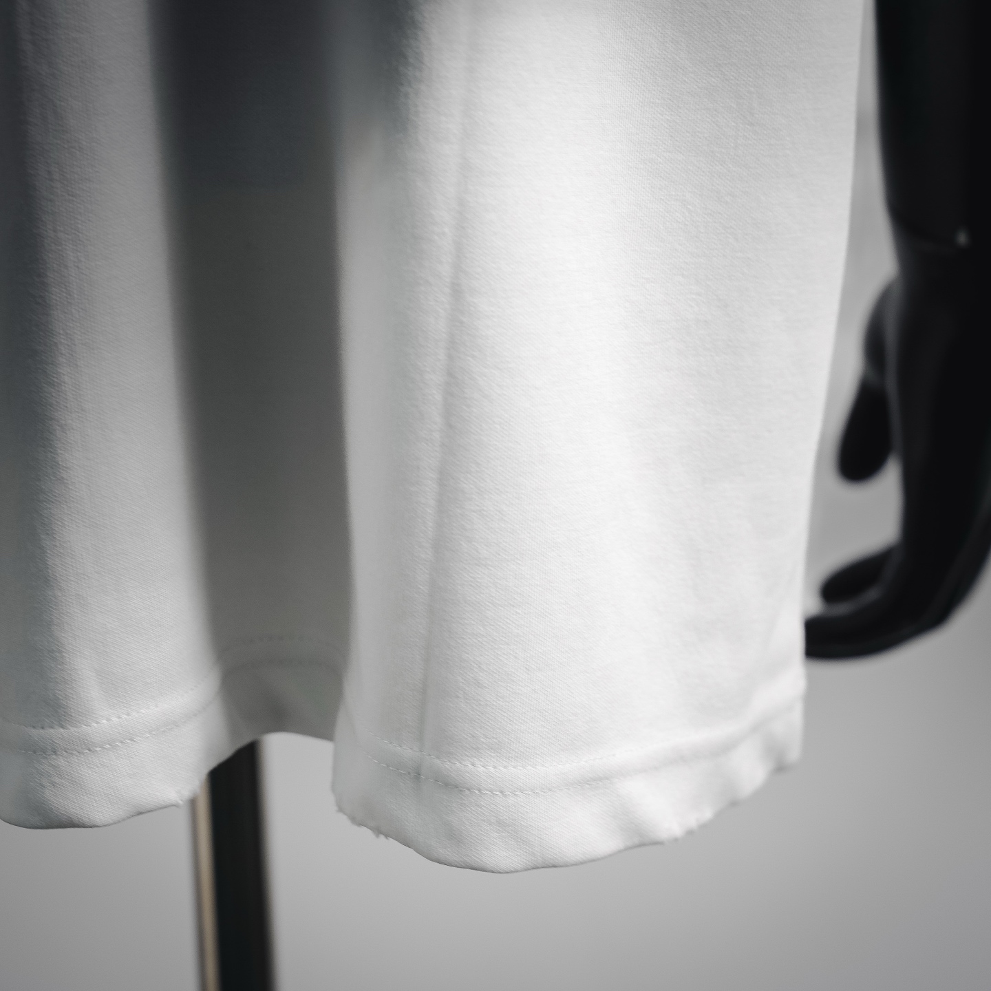 Chrome washed ripped t-shirt