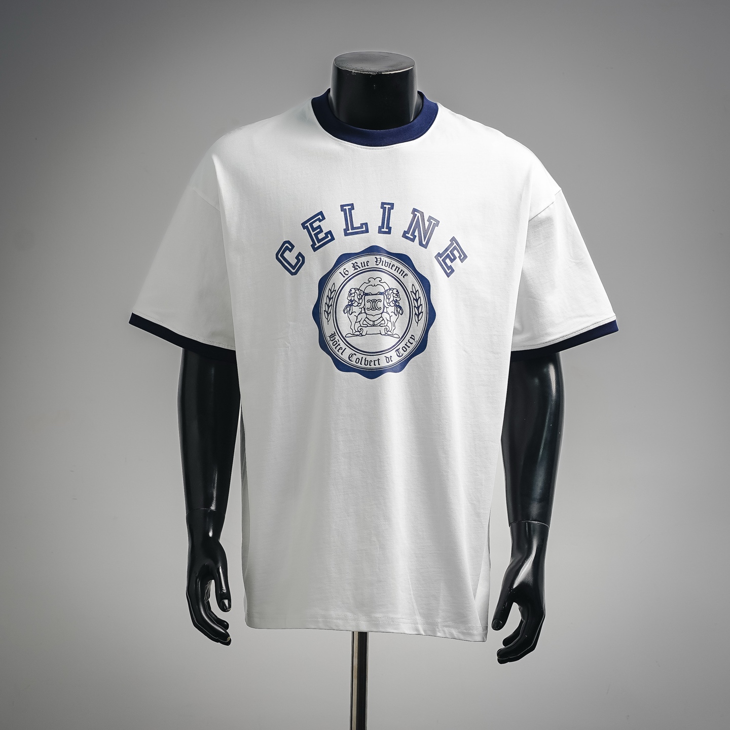 Cel badge printed t-shirt