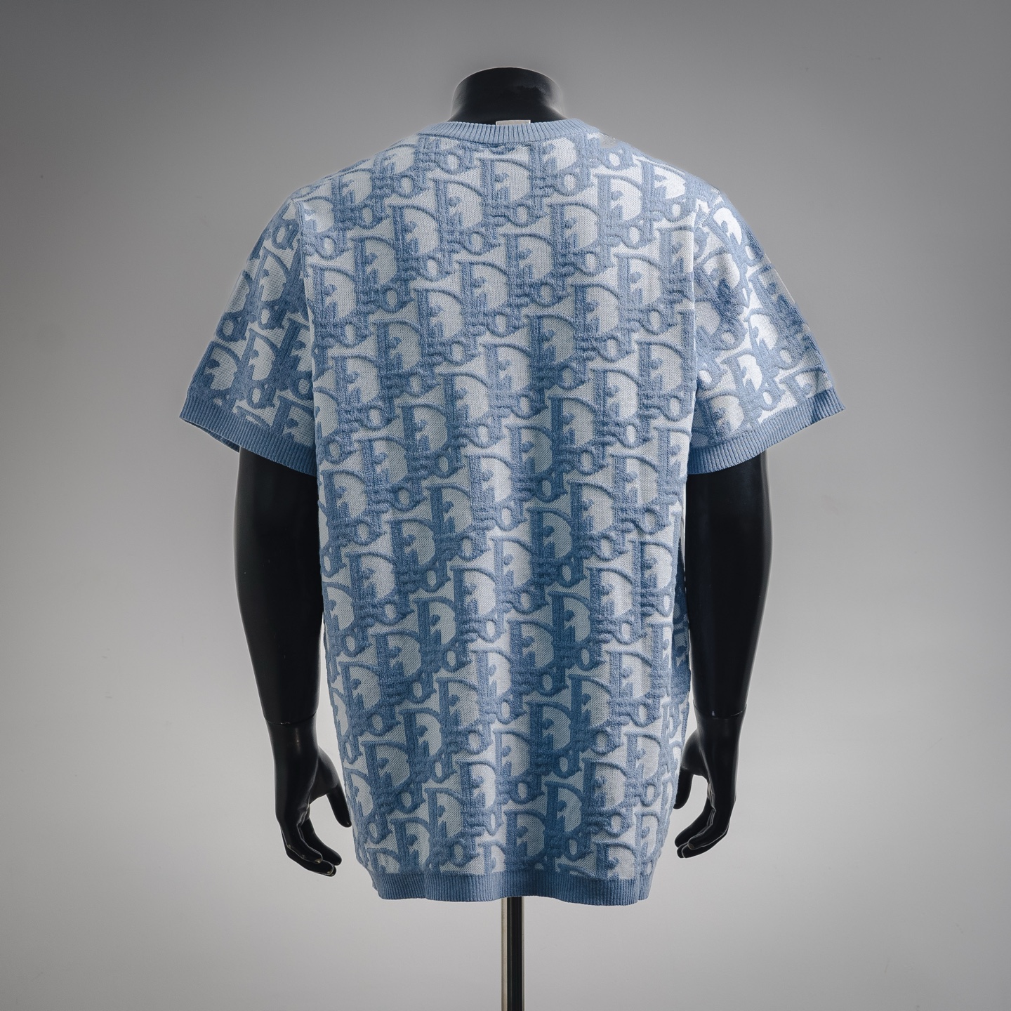 CD jacquard knit t-shirt