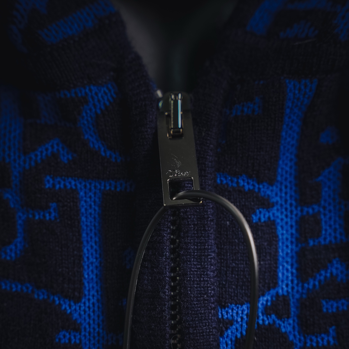 CD all-over jacquard coat