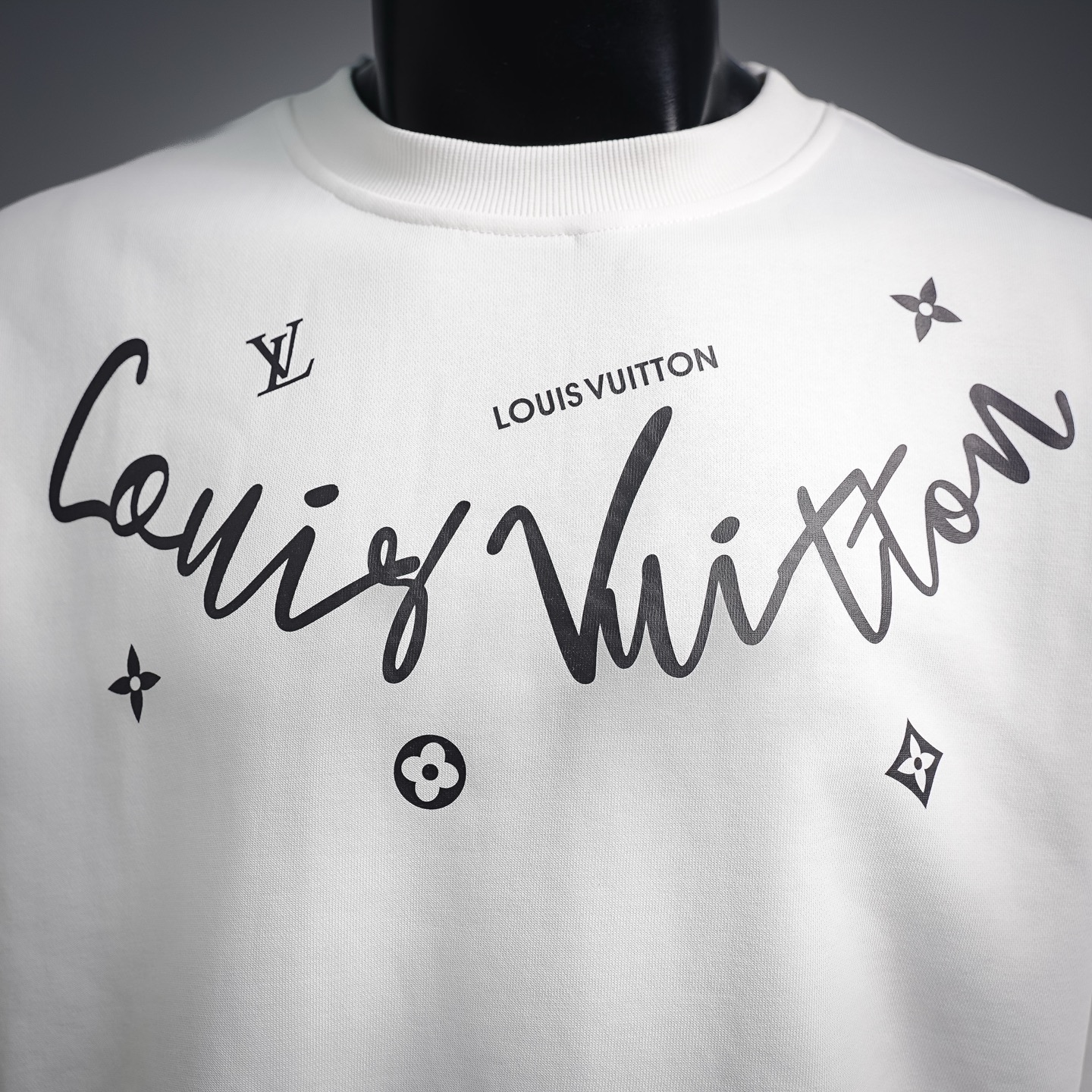 Louis letter printed sweatshirt