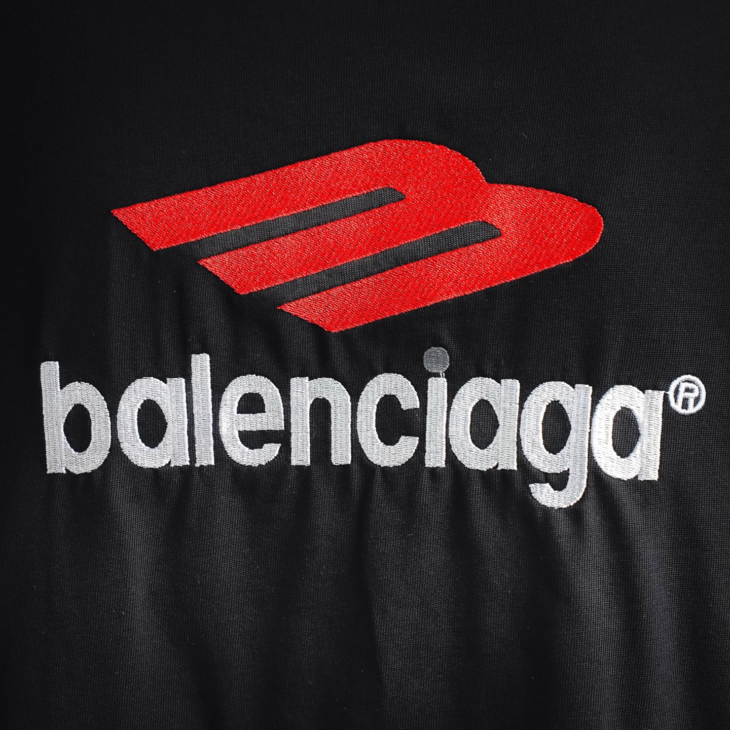 Balen letter embroidered sweatshirt