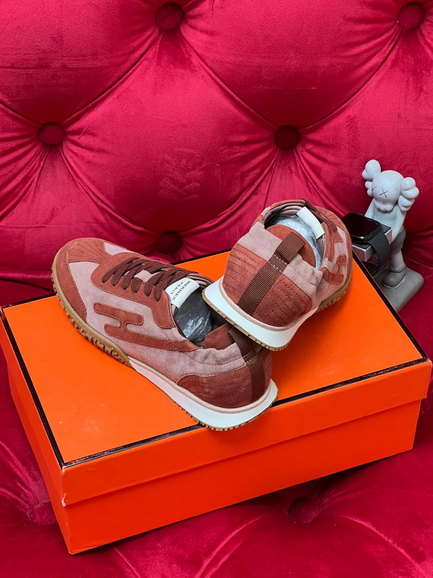 Herm suede sneakers