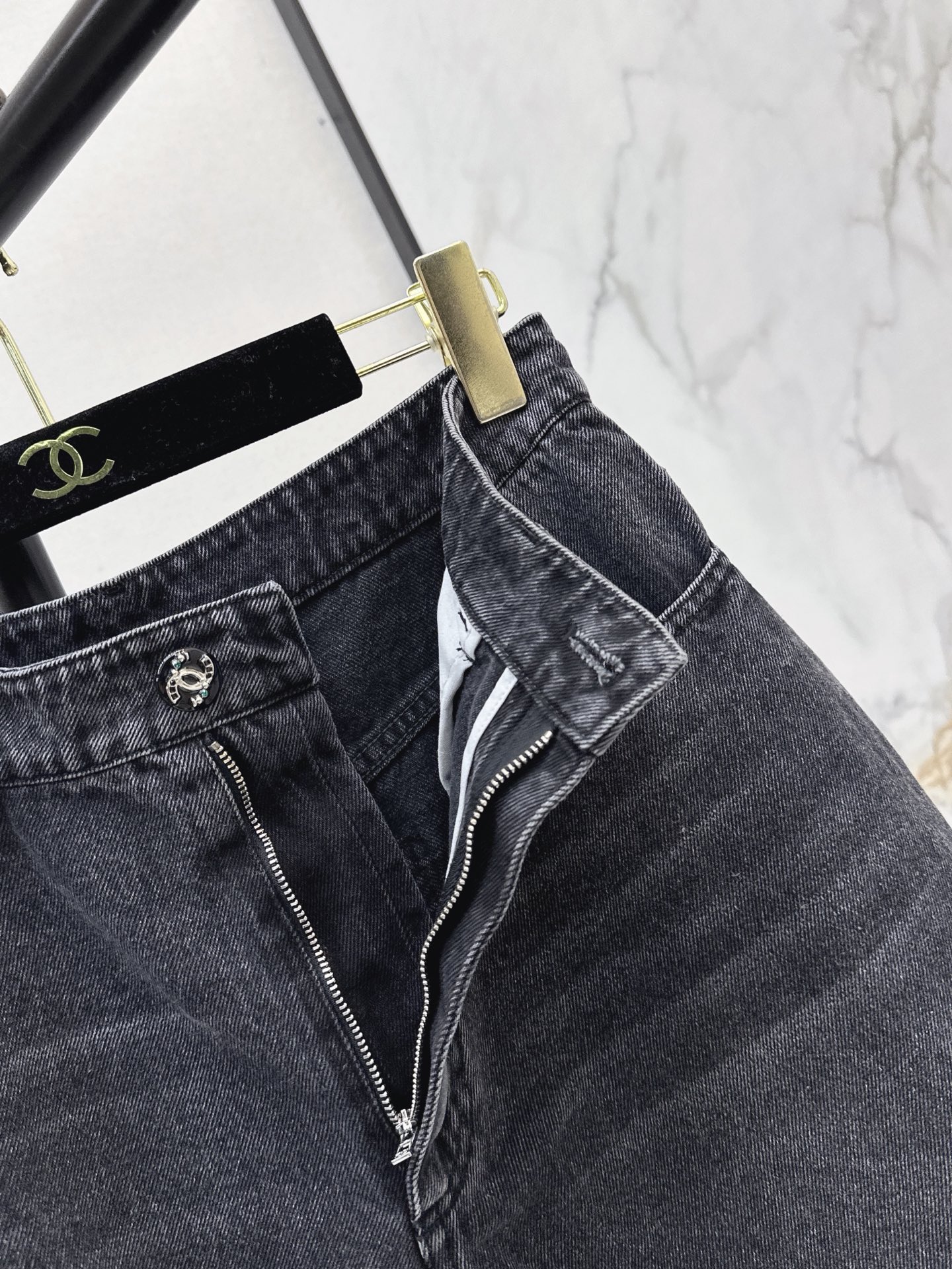Chan 26fw wide-leg jeans
