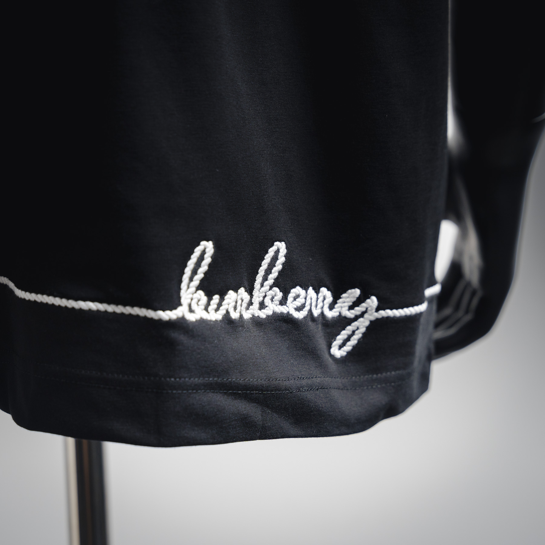 Bur letter jacquard t-shirt