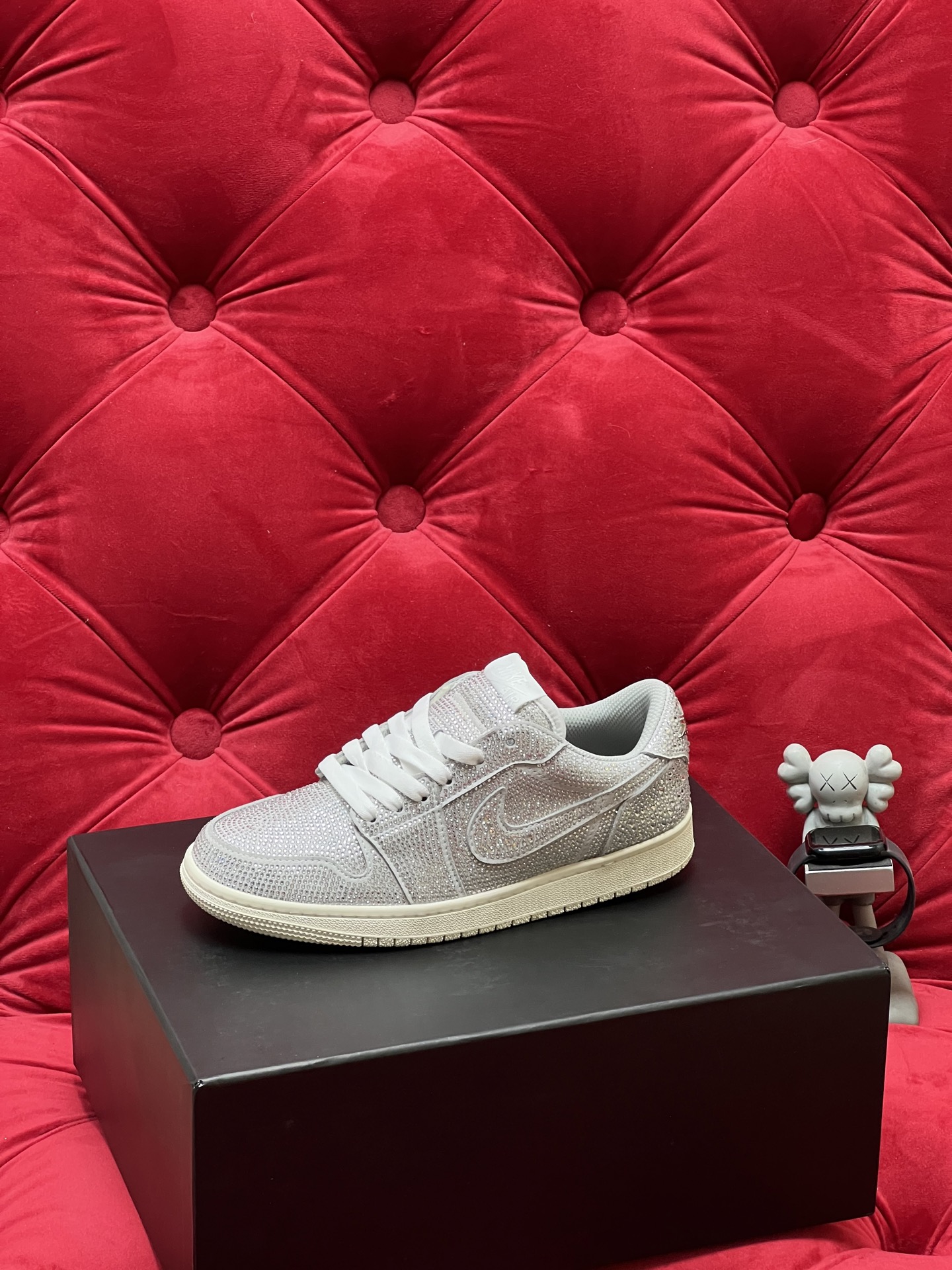 Air rhinestone sneakers