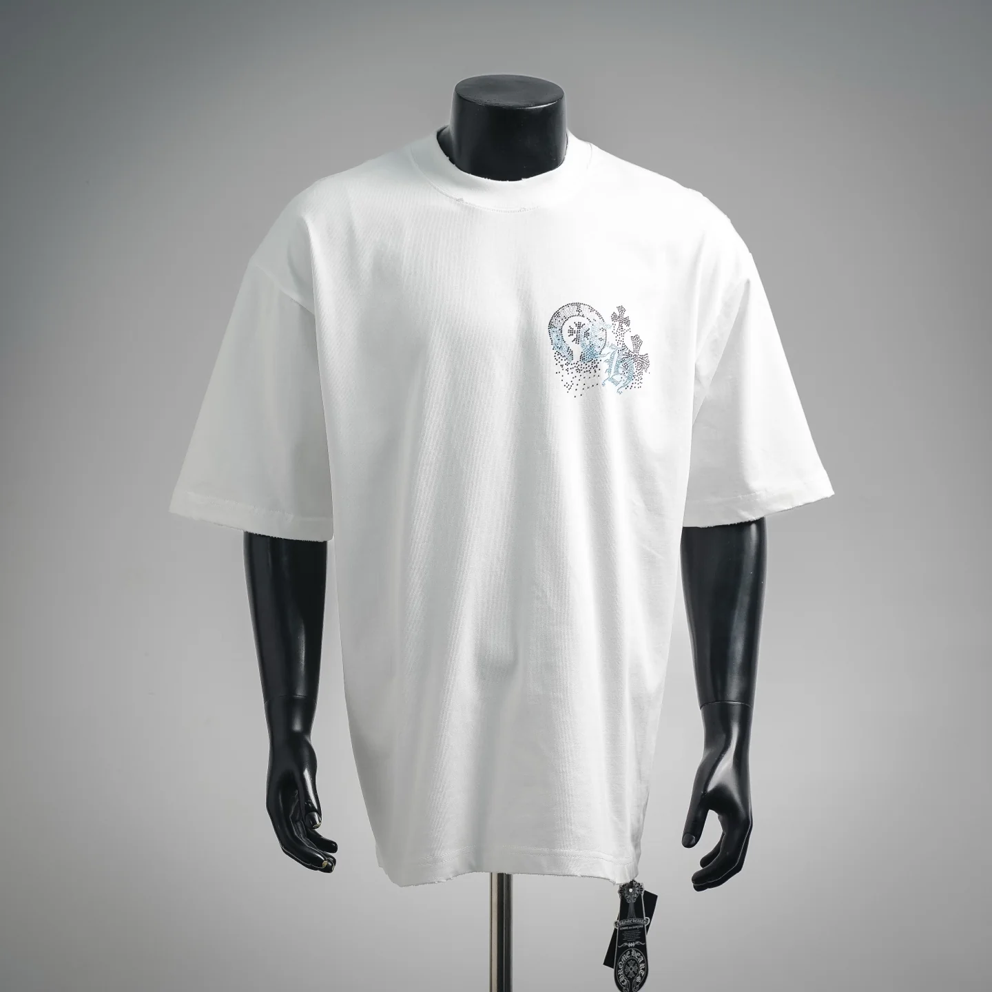 Chrome rhinestone t-shirt