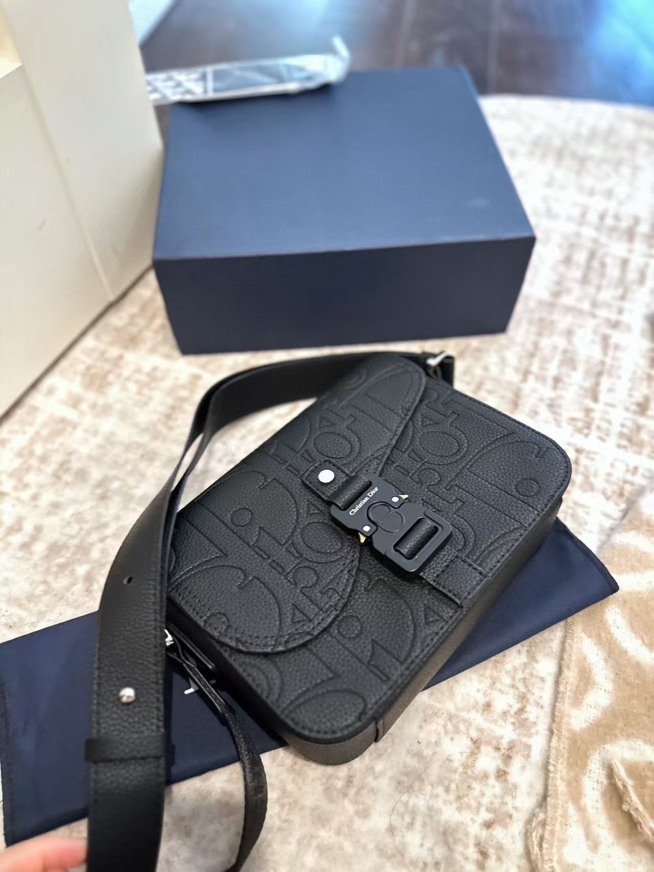 CD saddle crossbody bag