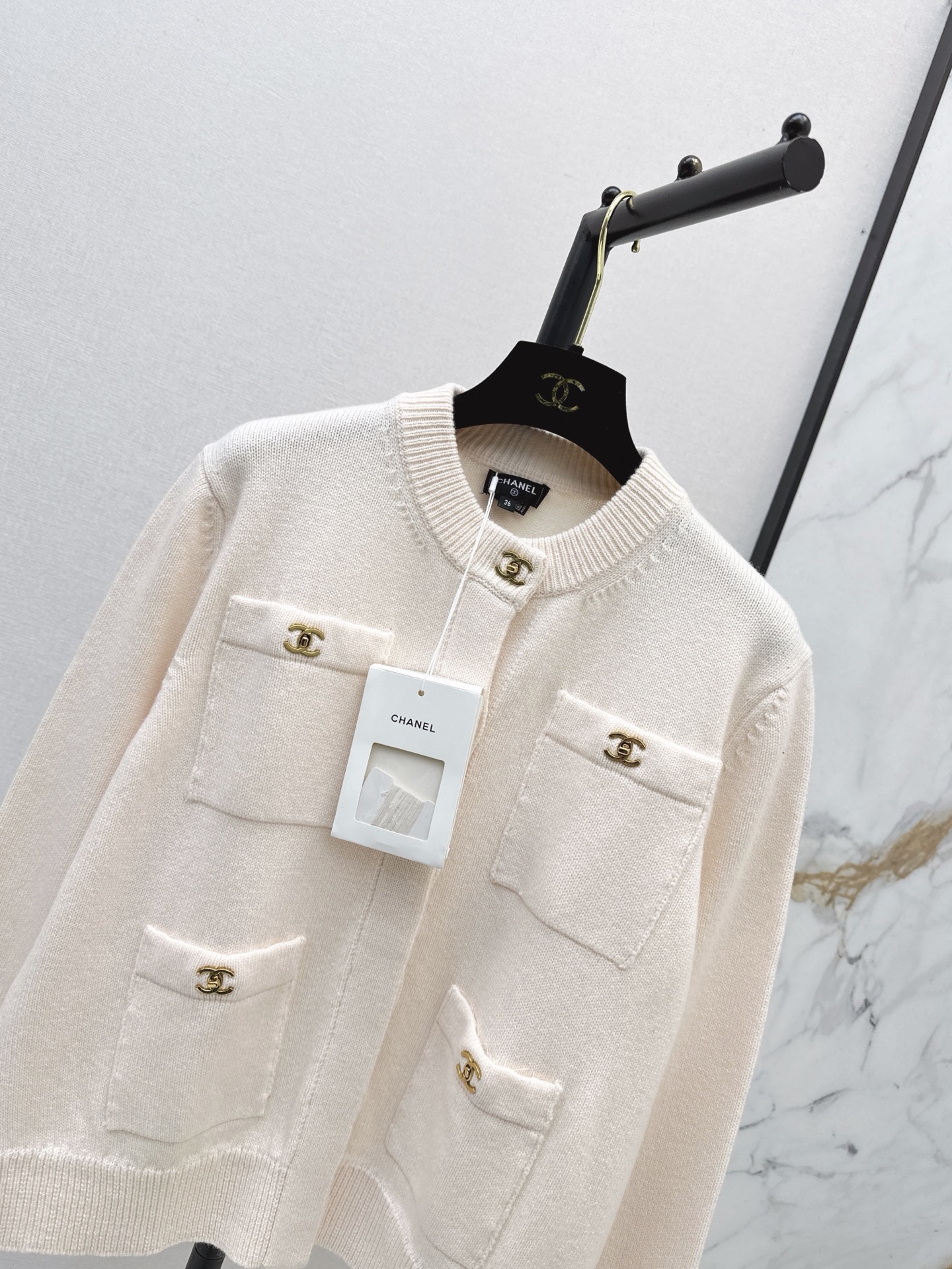 Chan 26fw knit jacket