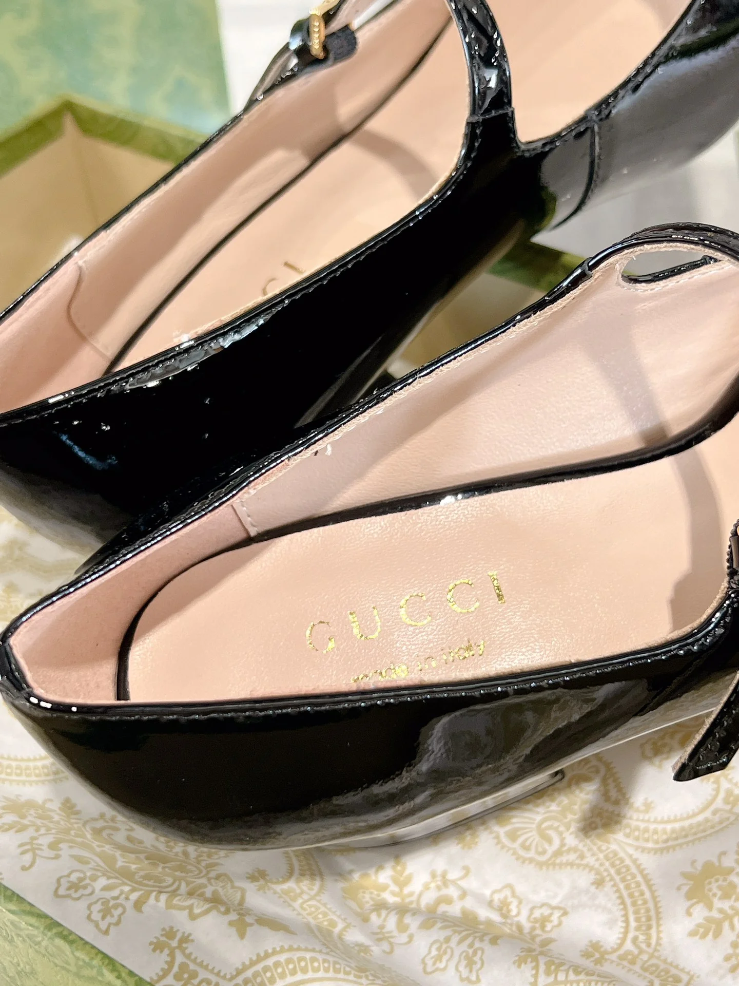 Gucc 26ss chunky heel