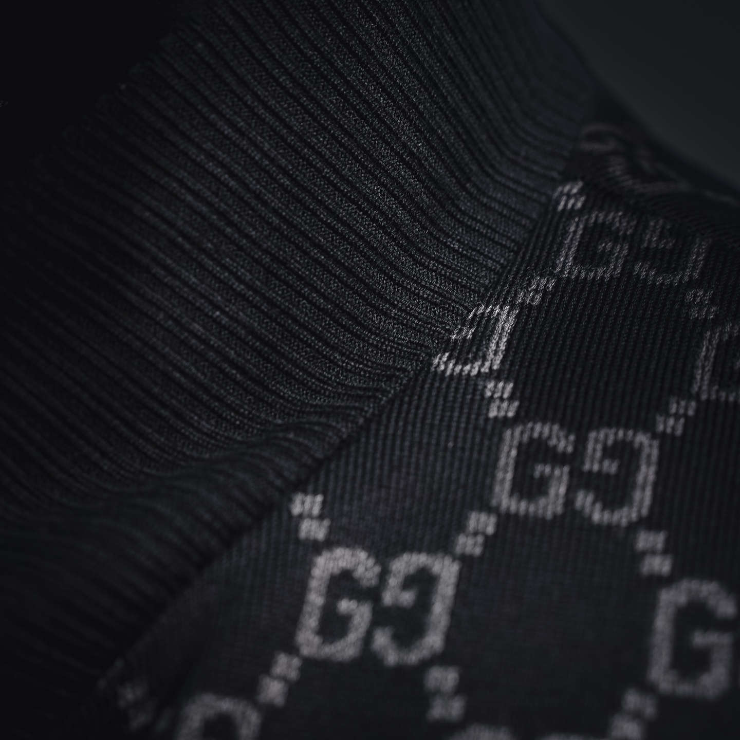Guc all-over jacquard knit jacket
