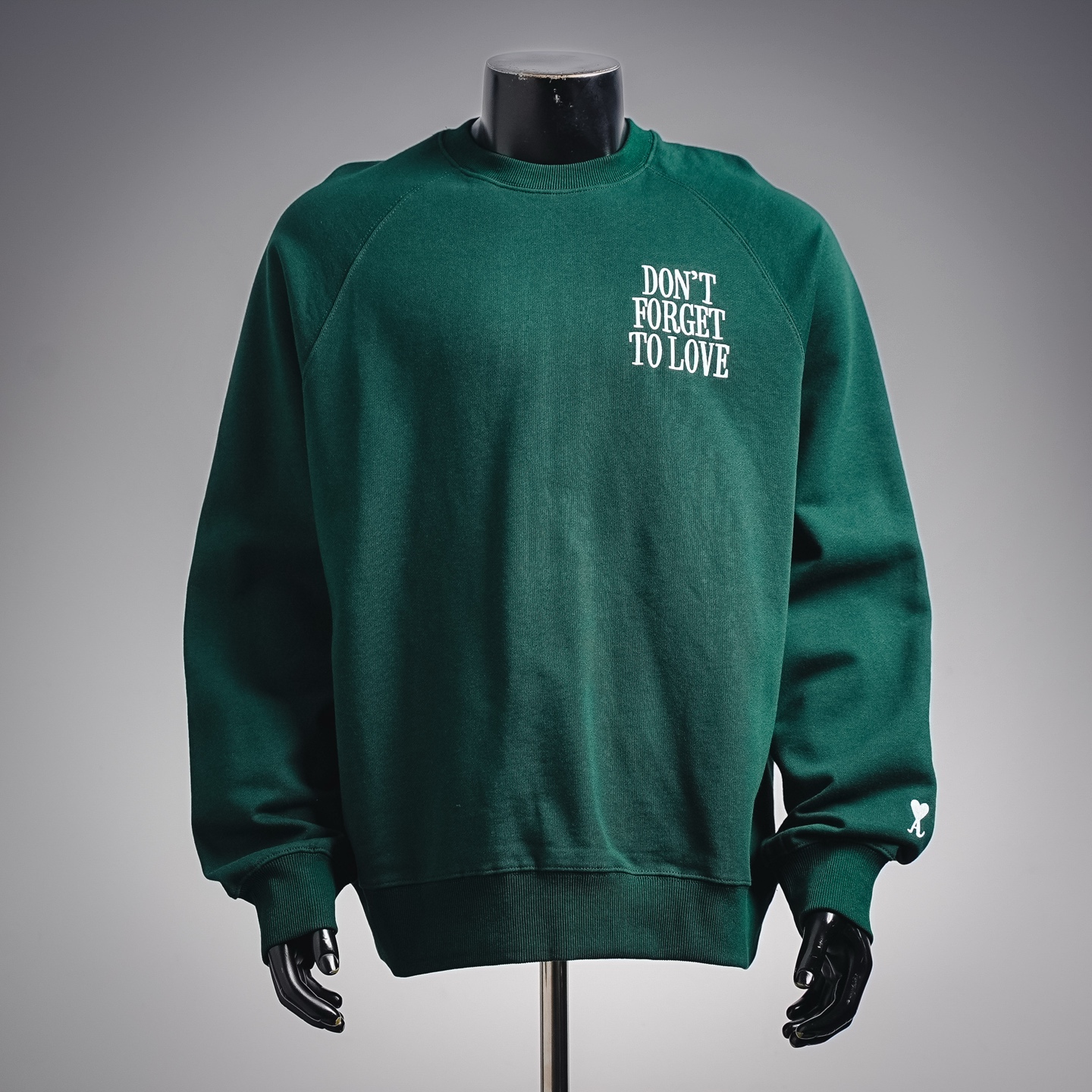 Ami letter embroidered sweatshirt