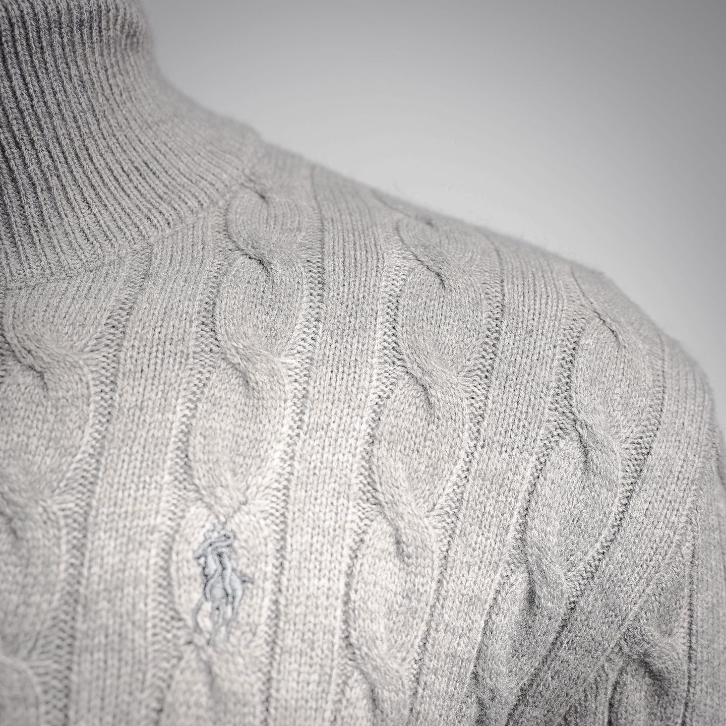 Ralph cable-knit half-zip sweater