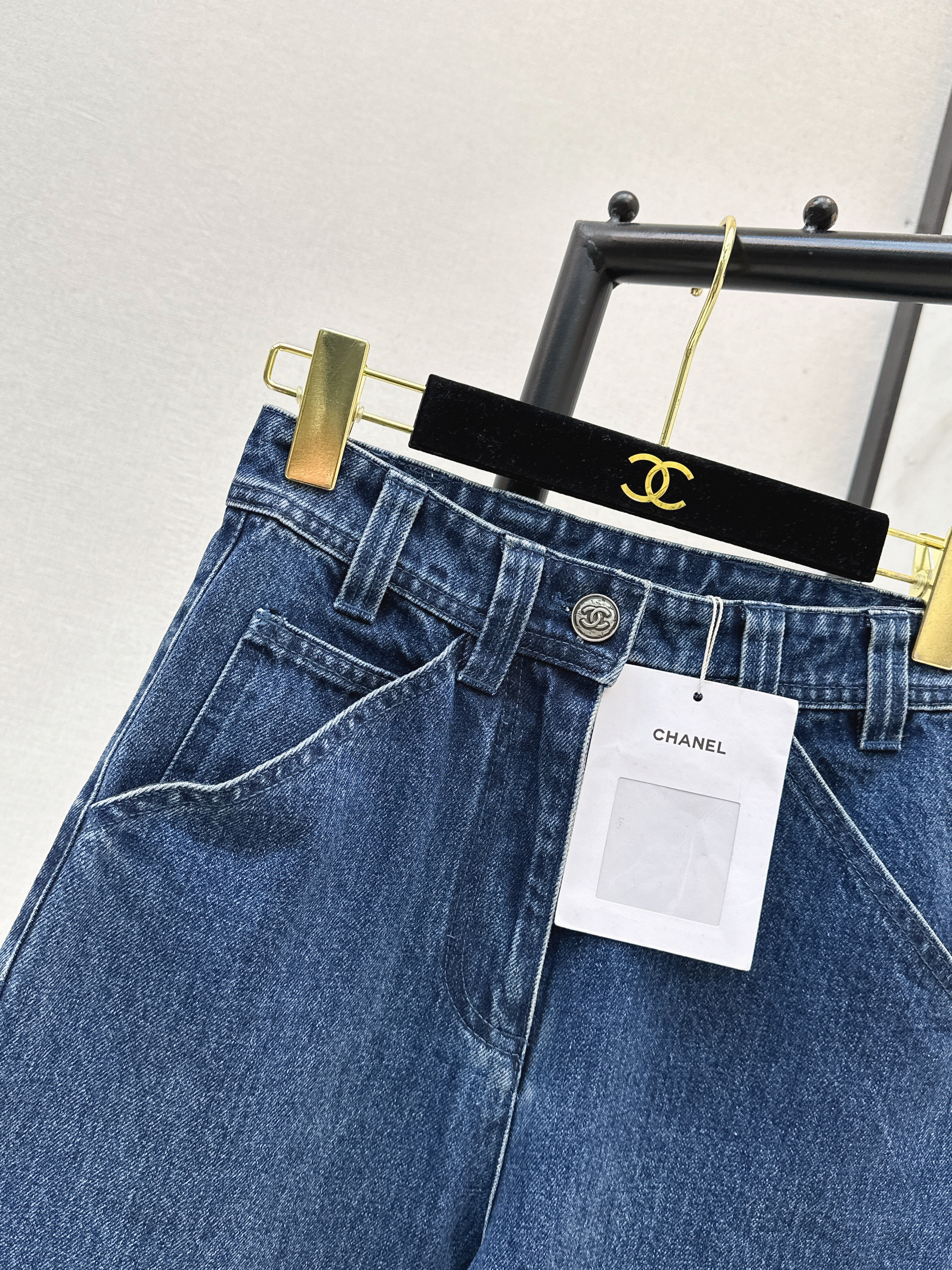 Chan 26ss wide-leg jeans