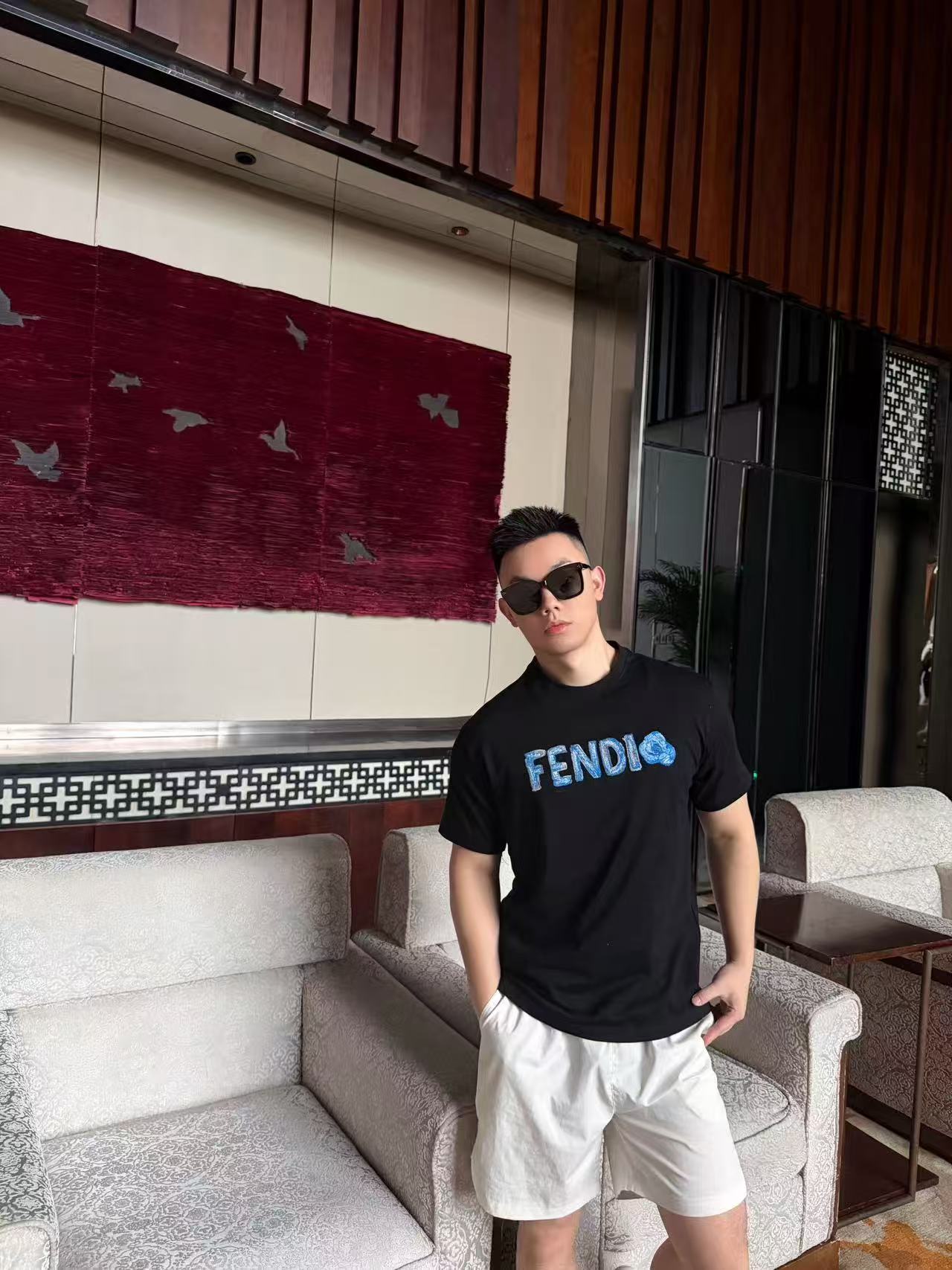 Fend letter printed t-shirt