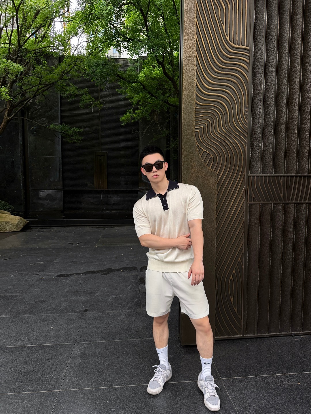 Fend knit Polo