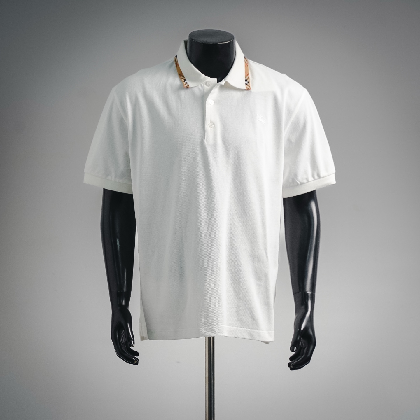 Bur plaid collared Polo