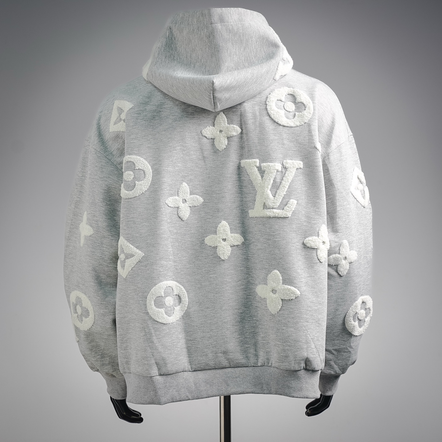 Louis chenille appliqué zip-up jacket