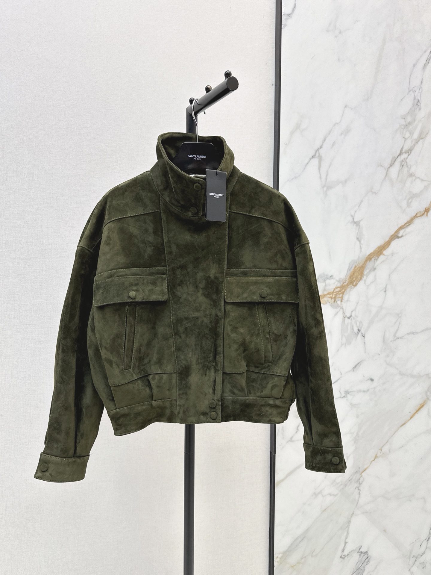 Sain 26fw suede leather jacket