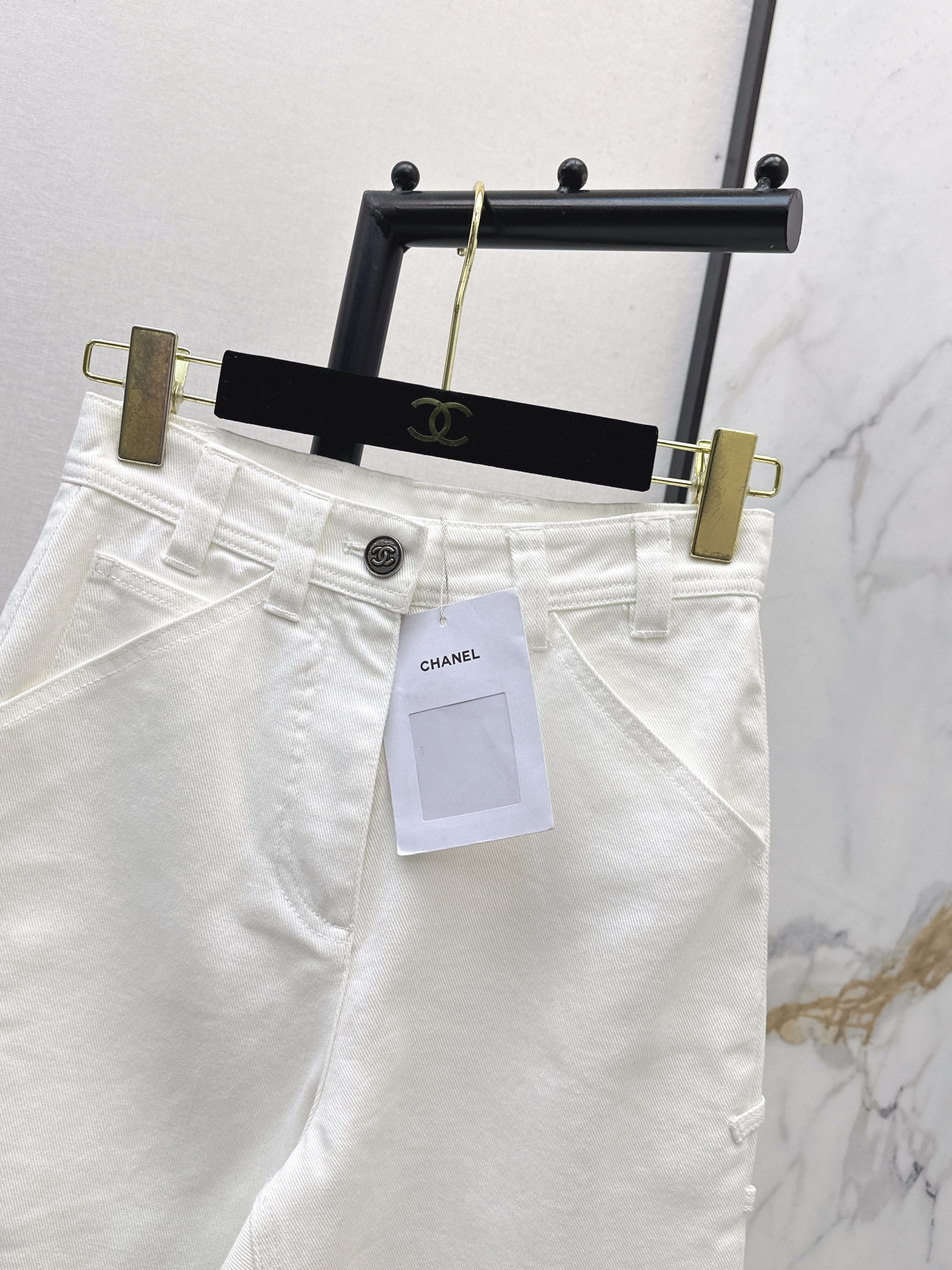 Chan 26ss wide-leg jeans