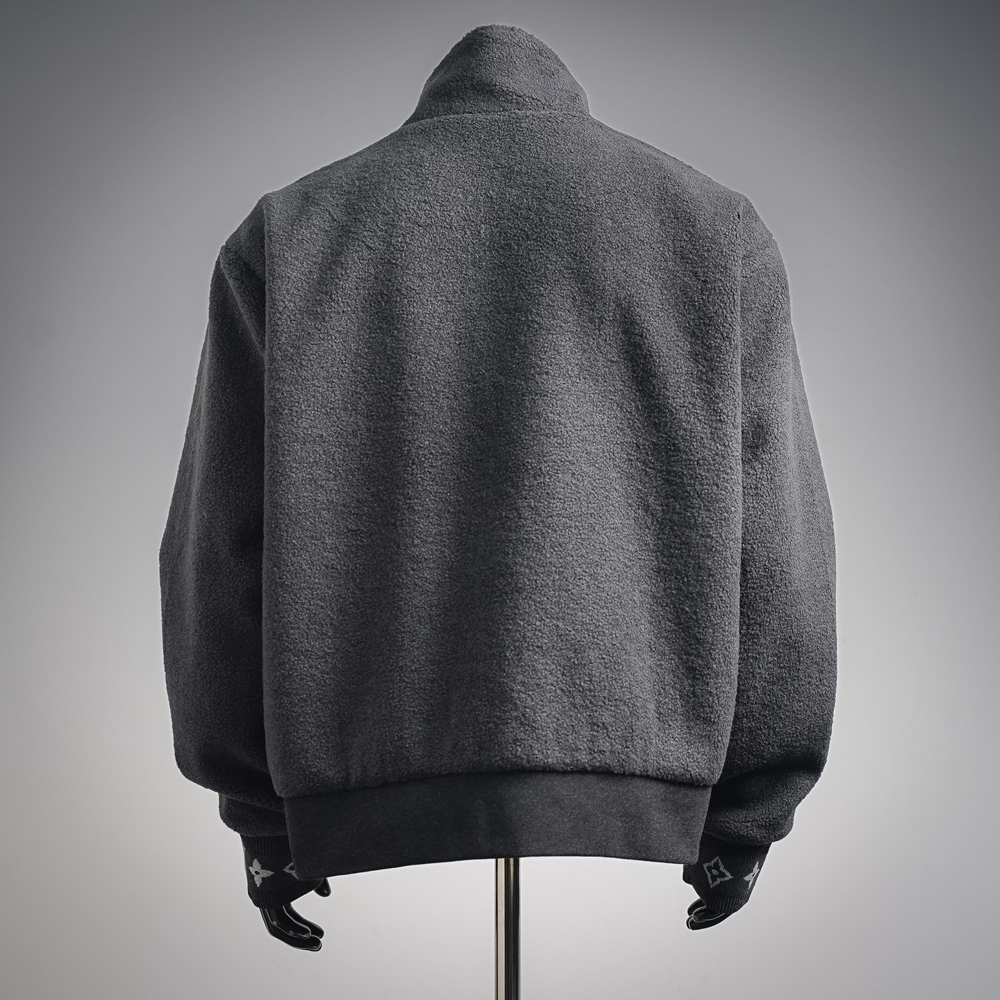 Louis jacquard stand-collar jacket