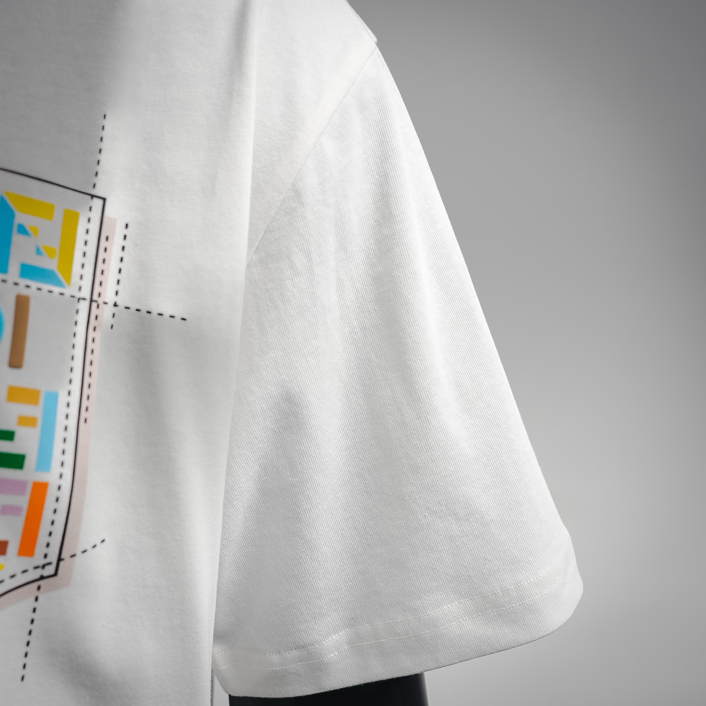 Fend pocket printed t-shirt