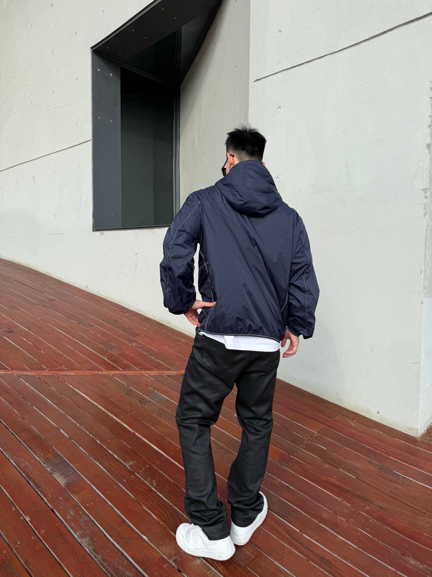 Mon logo badge jacket