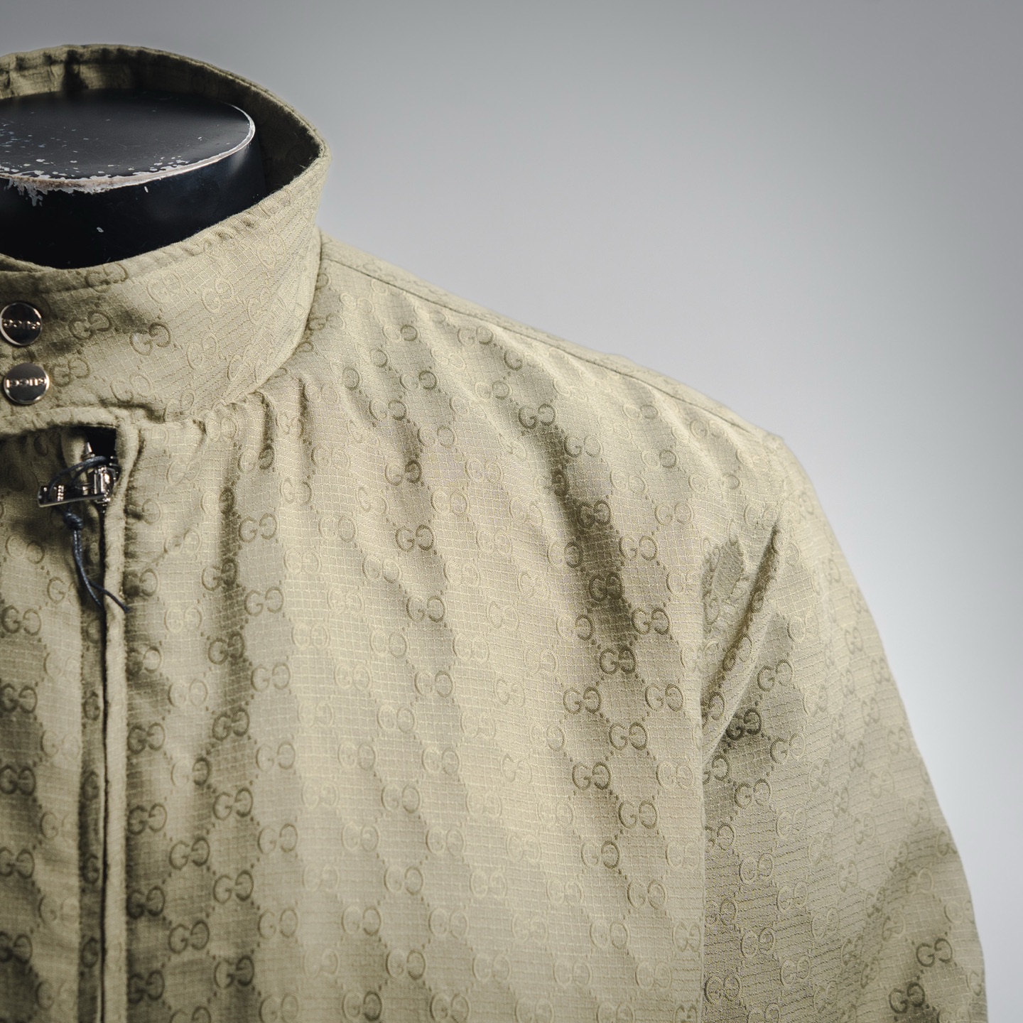 Guc all-over collared jacket