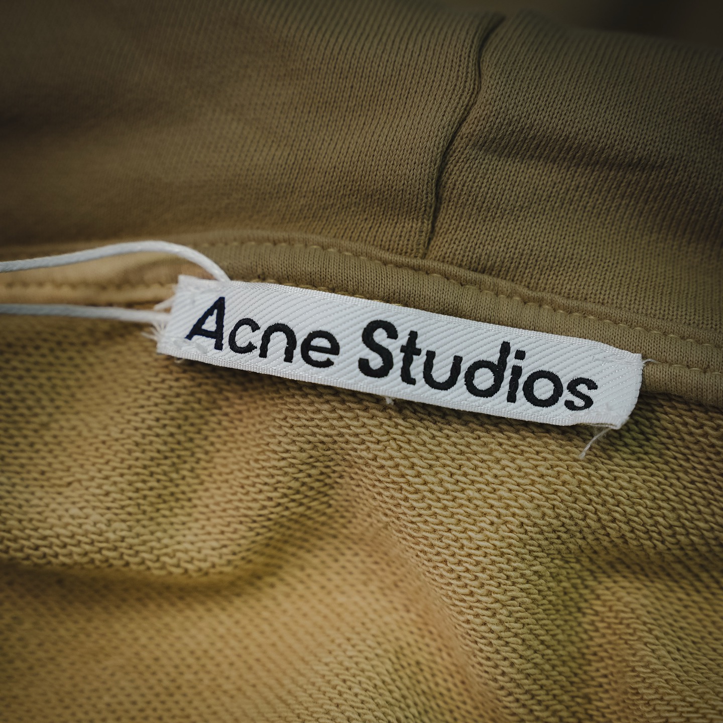 Acne washed layered hoodie