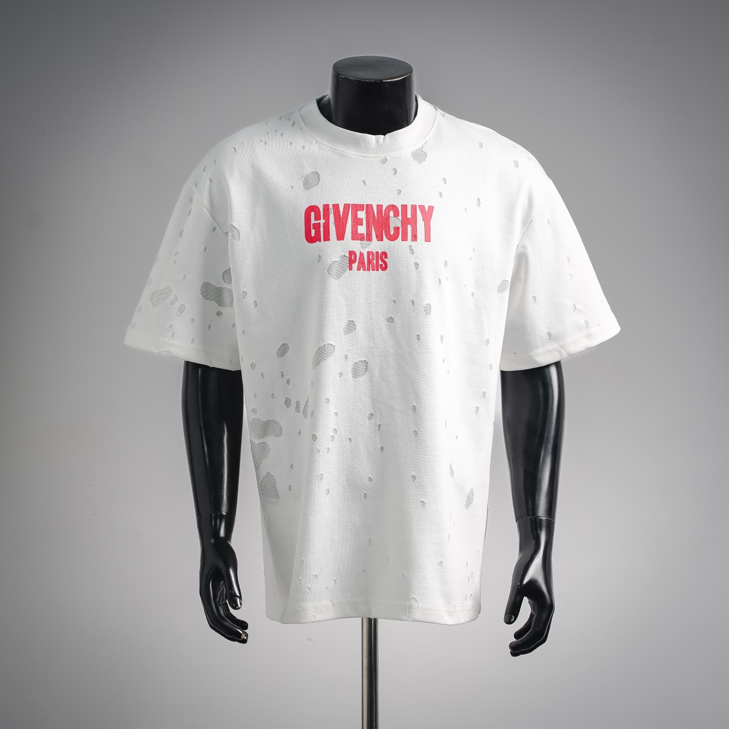 Given ripped t-shirt