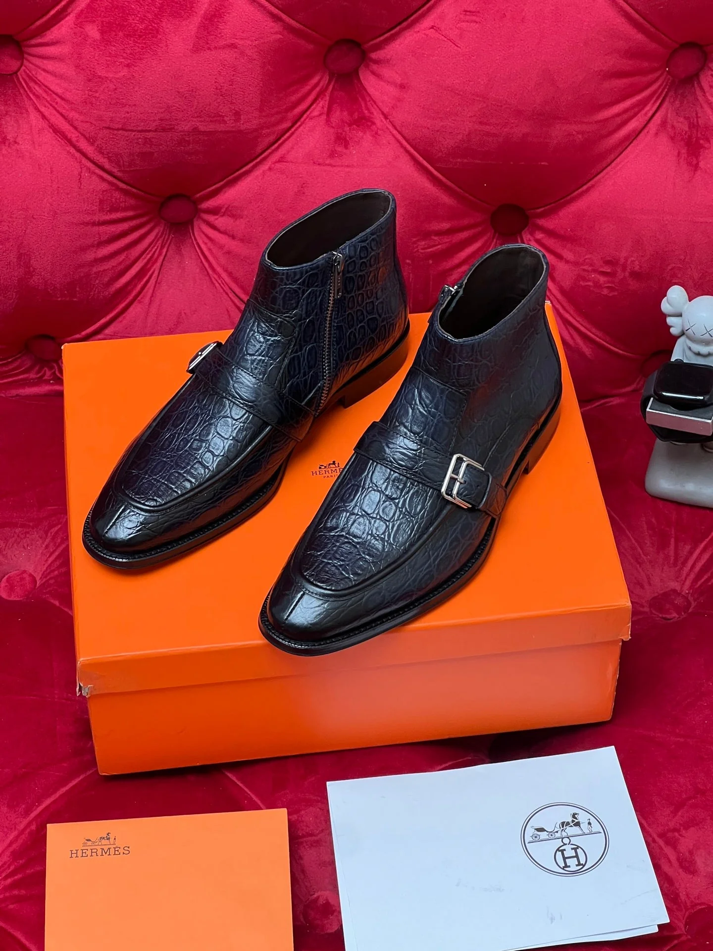 Herm leather shoes