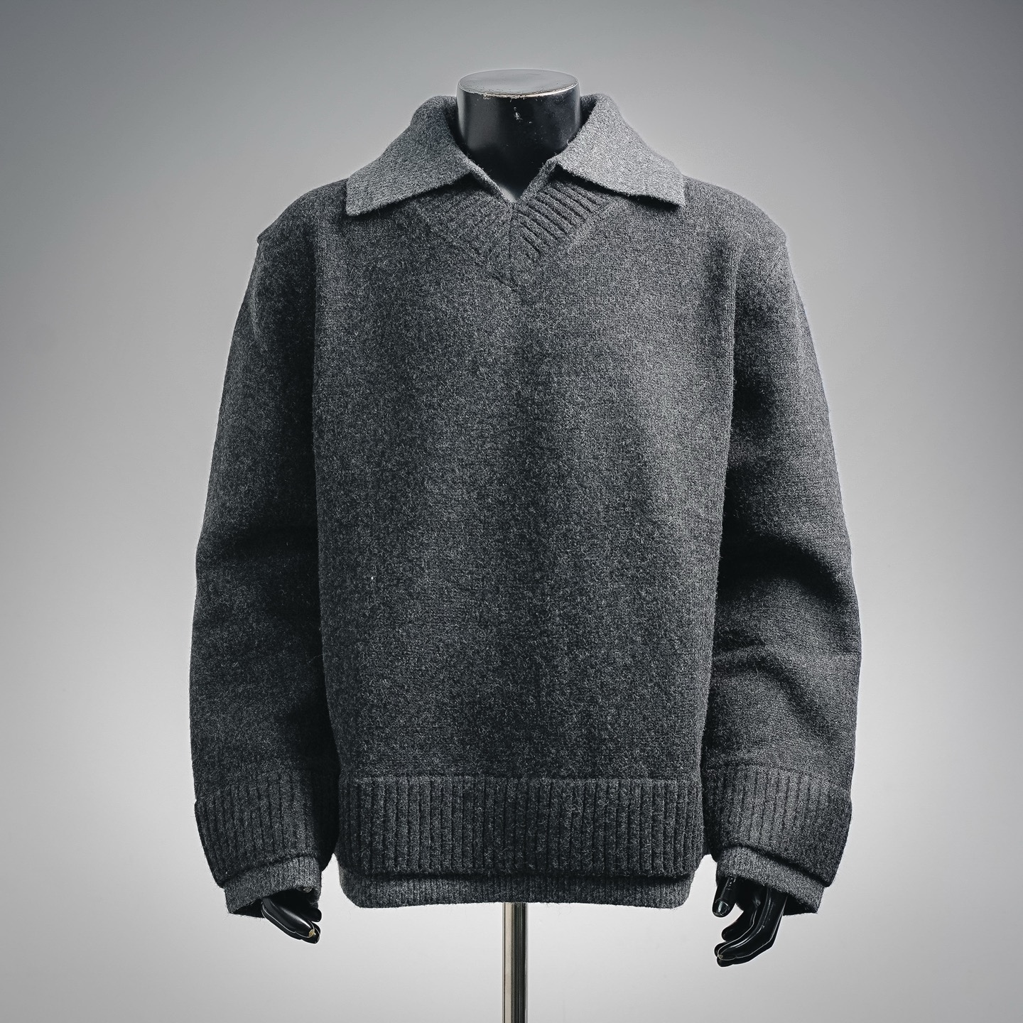 Bottega layered chunky knit sweater