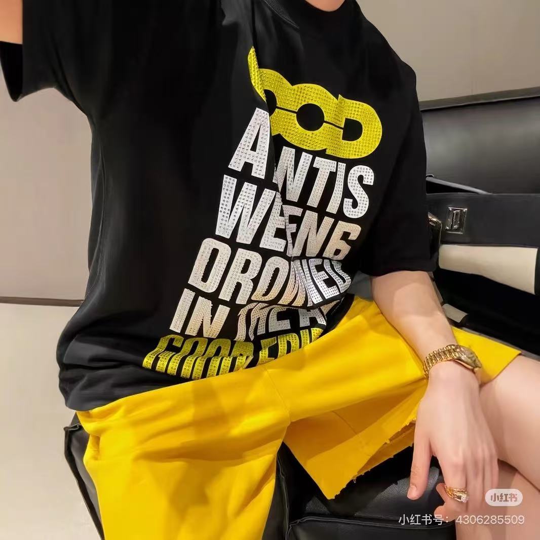 Good letter printed t-shirt